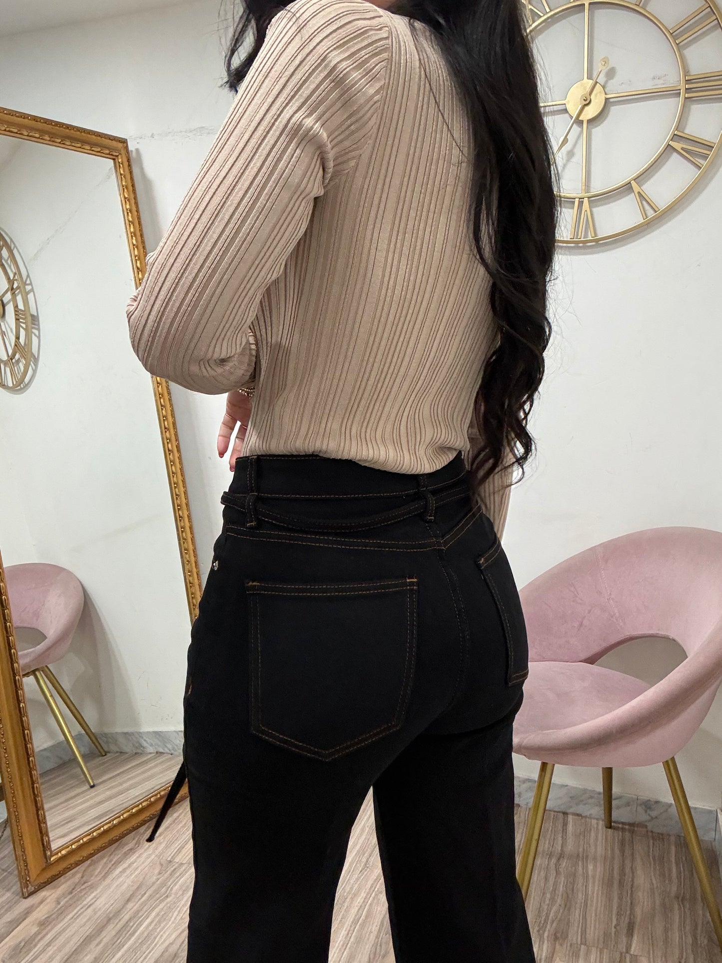 Jeans palazzo  bombastic laccio 960-38