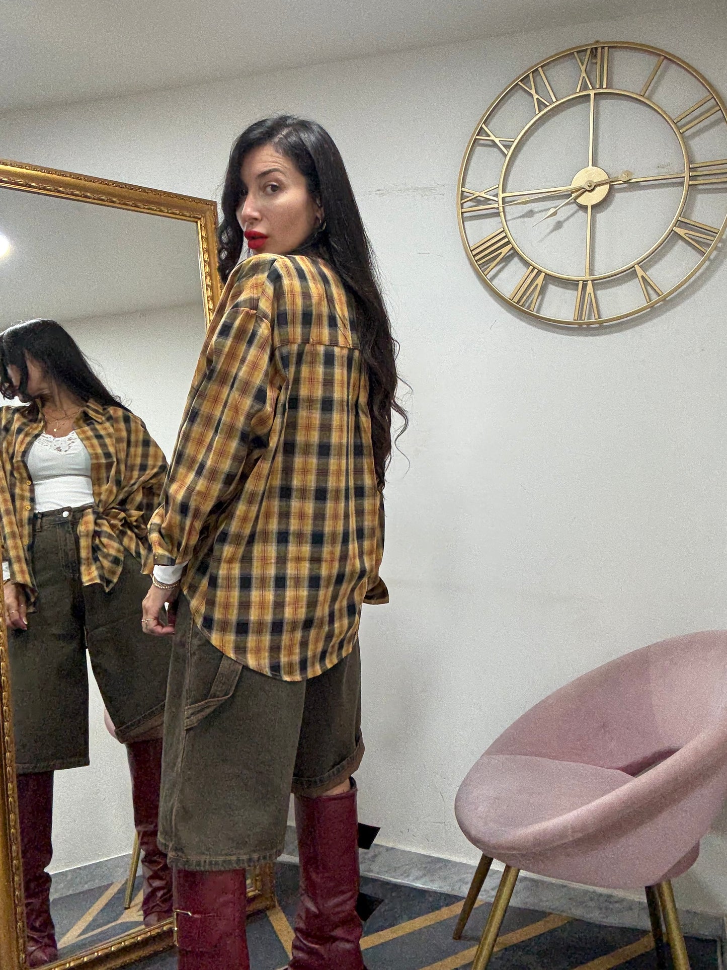 Camicia spalline over 695