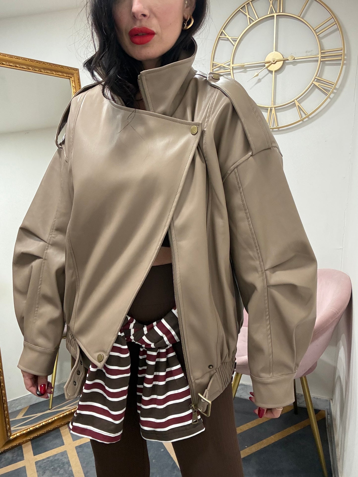 Bomber ecopelle 010