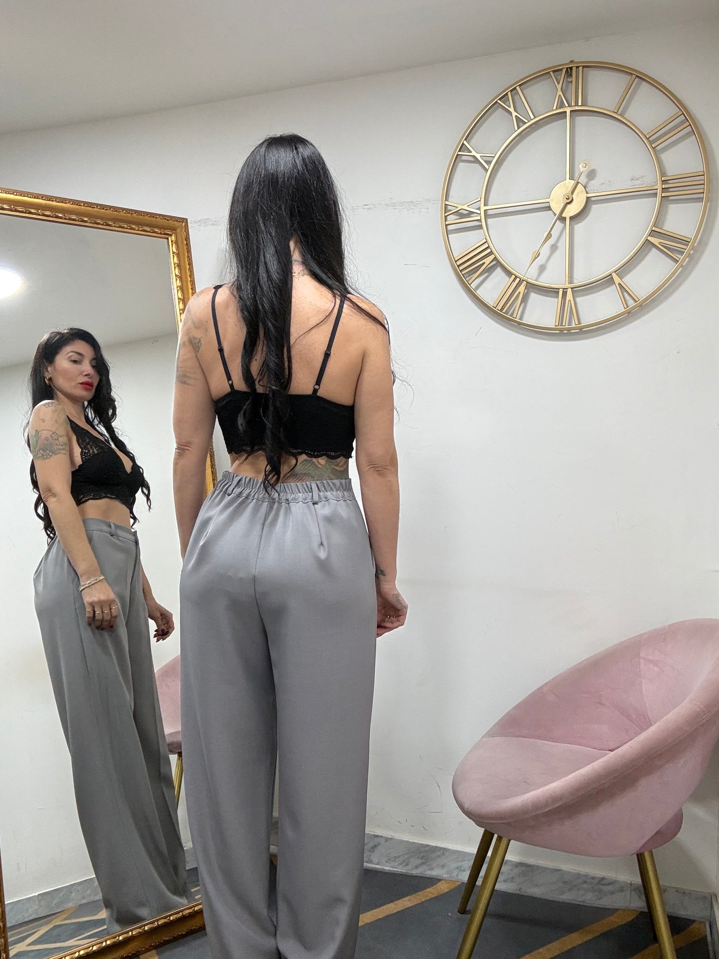 Tailleur giacca crop fiocco 13416