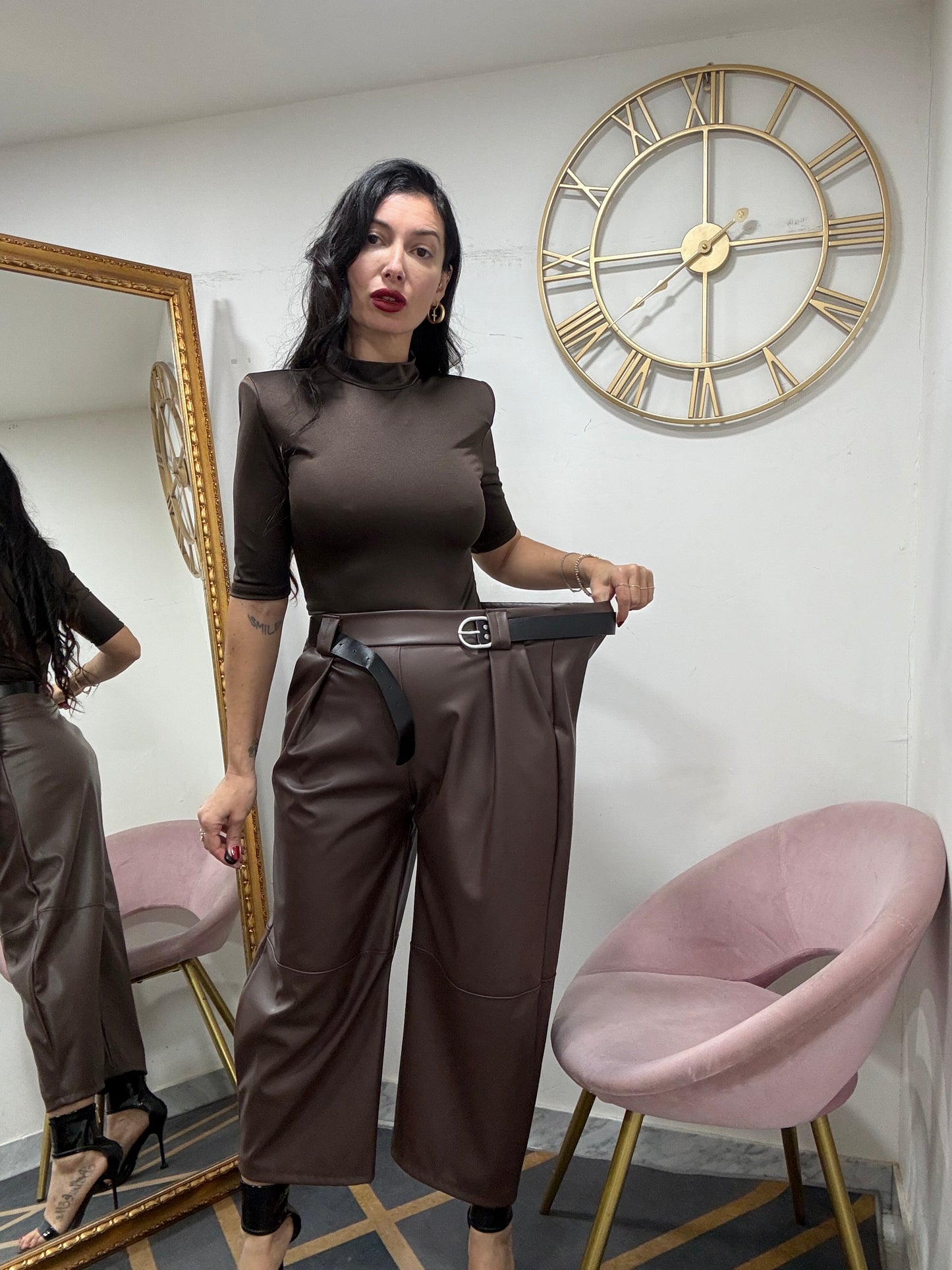 Pantalone eco ballon Capri