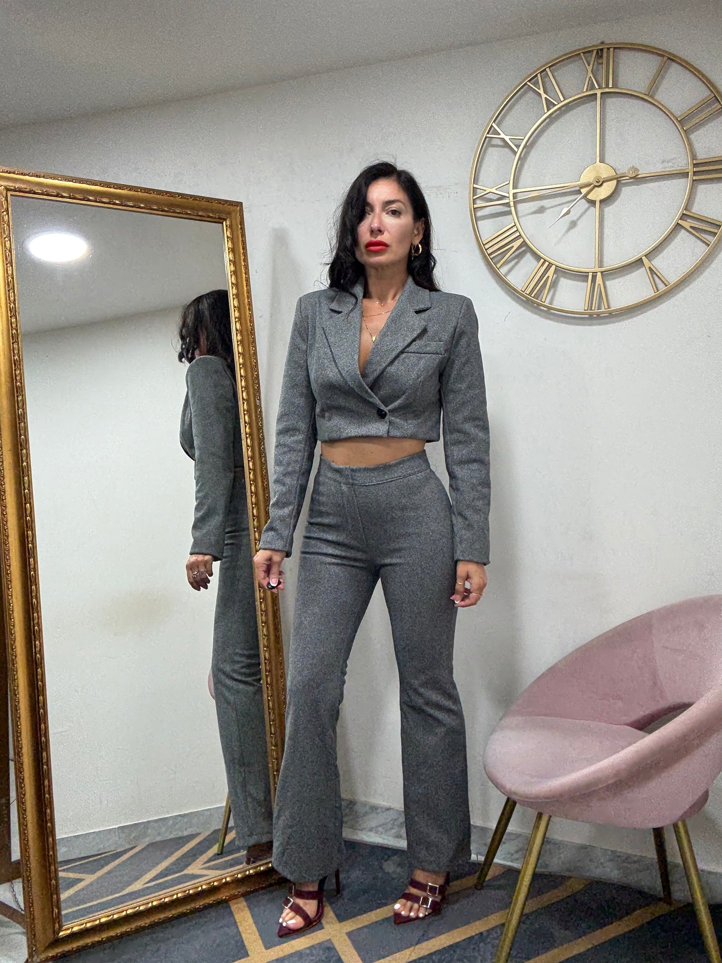 Tailleur spina di pesce panno 261