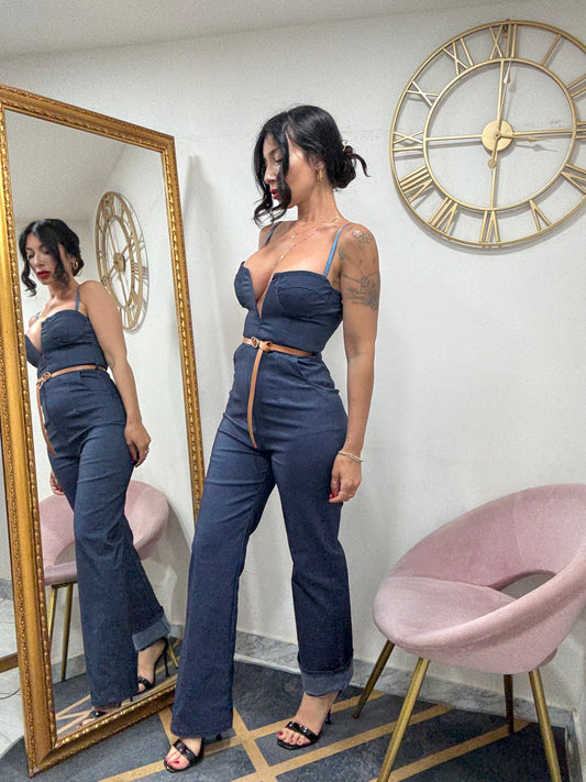 Tuta Denim steccata 563