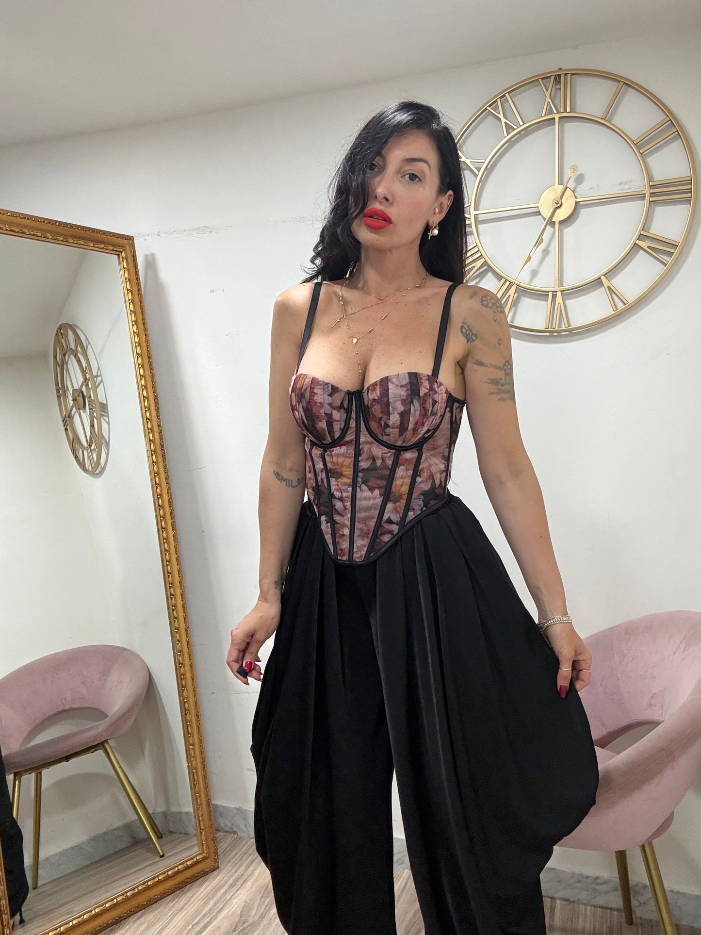 Corsetto fiori 2639