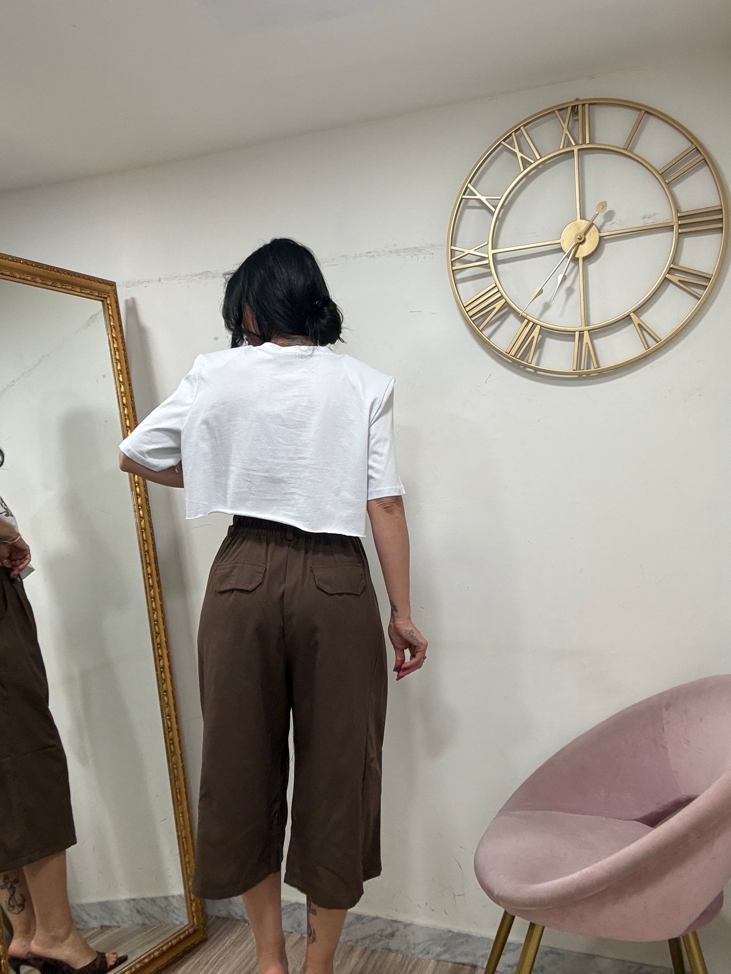 Shirt crop Just west reggiseno animalier 1906-03