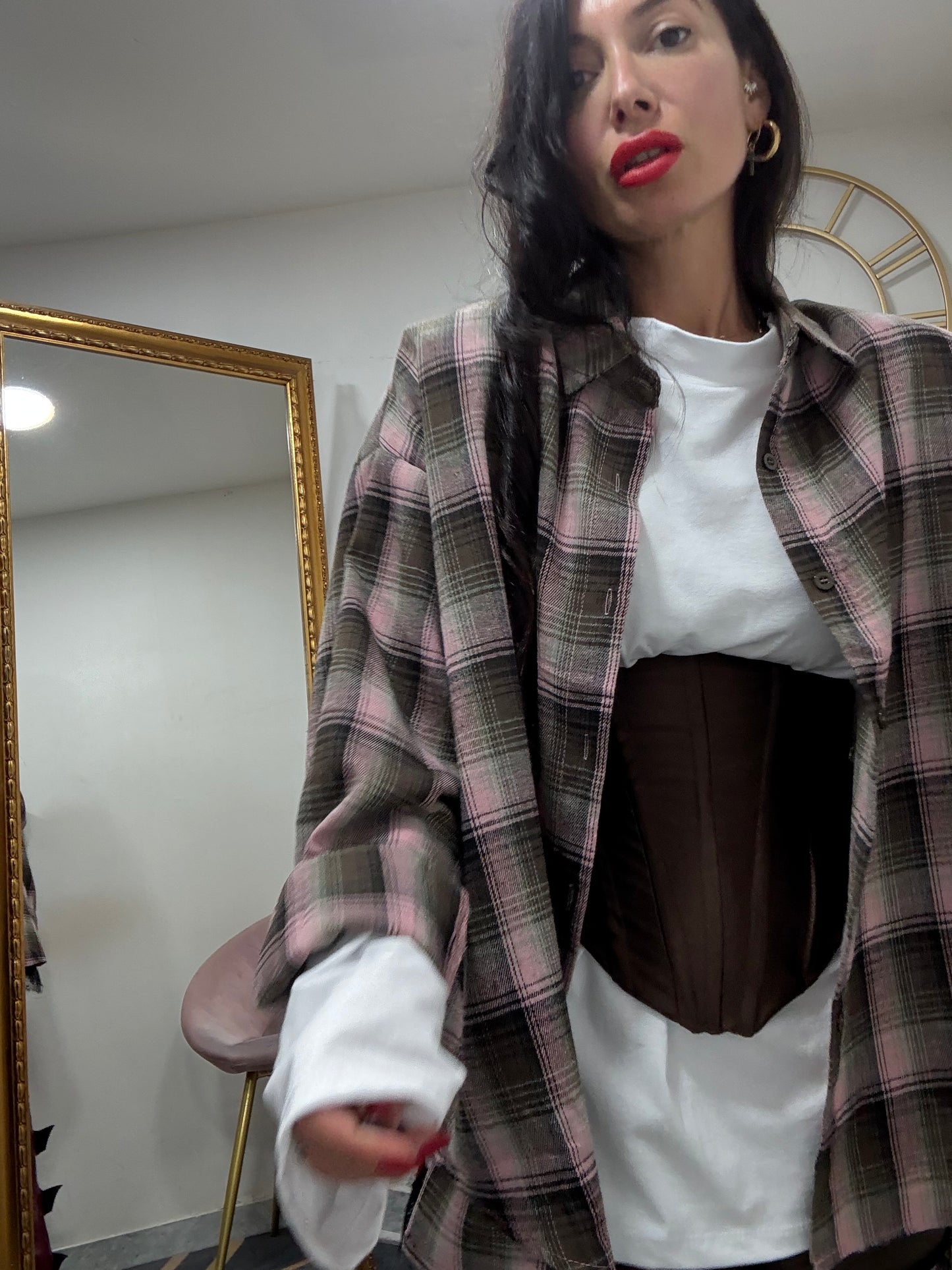 Camicia spalline over 695