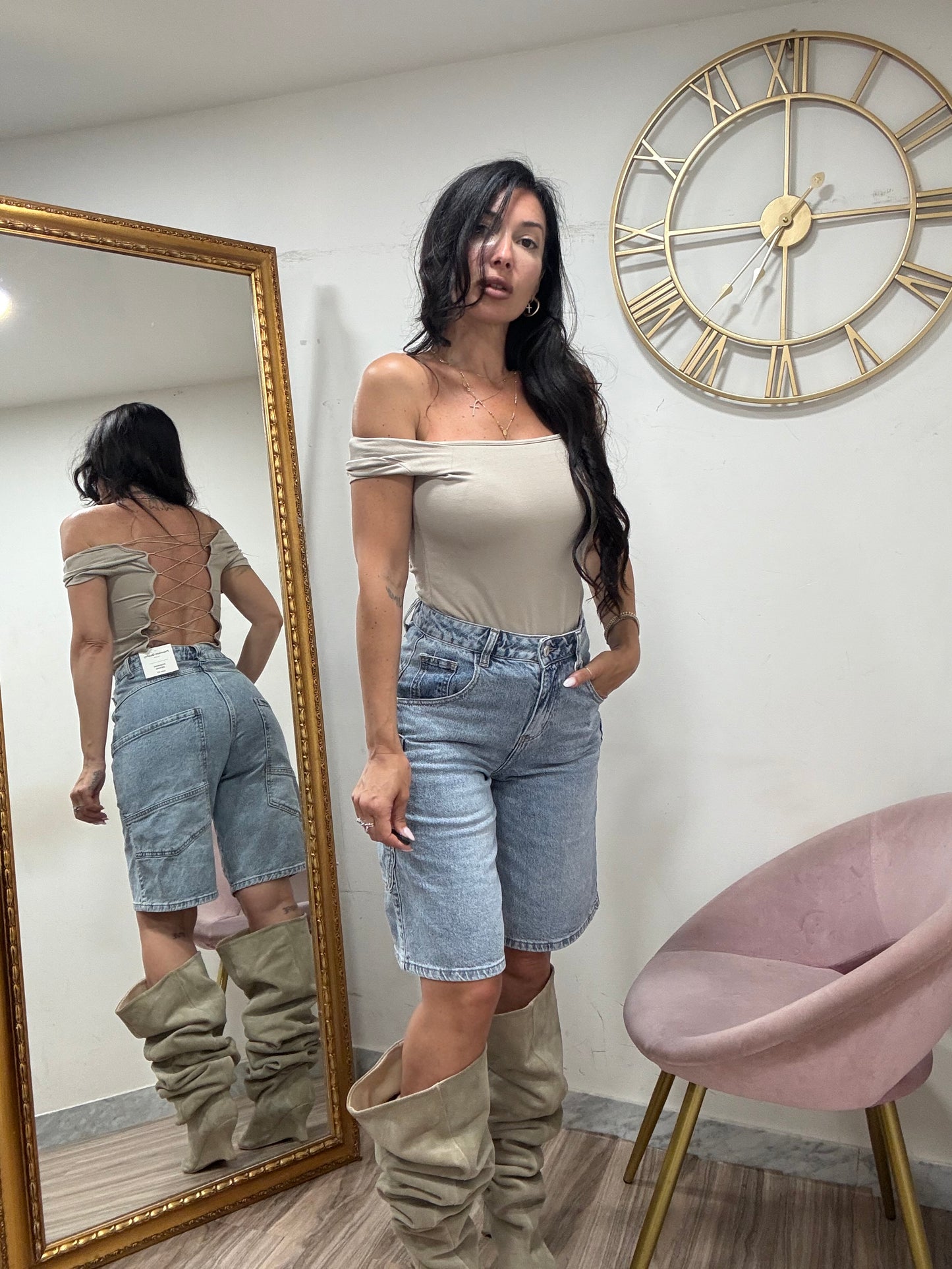 Bermuda denim tasche 8800