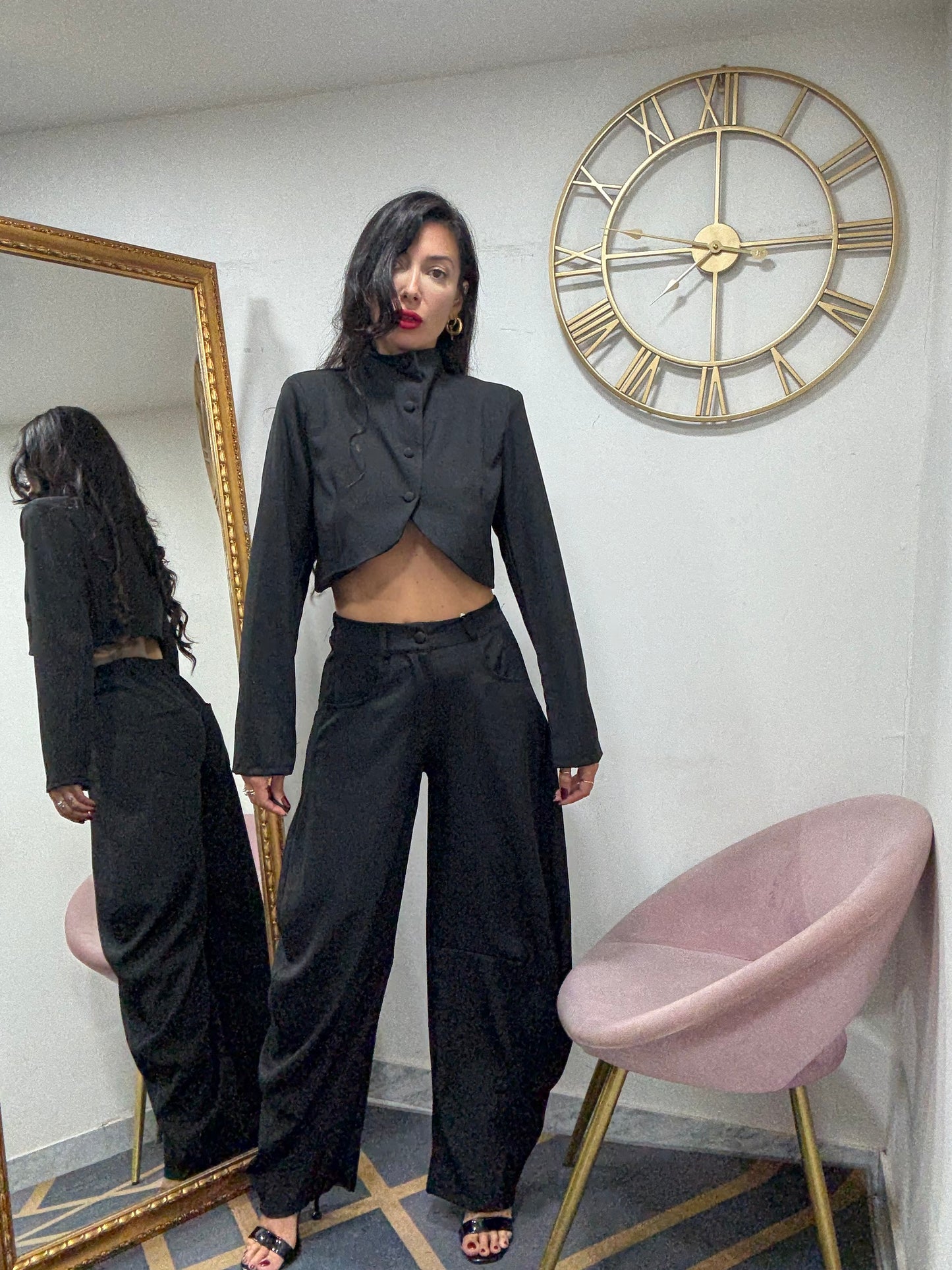 Coord giacca crop coreana 521