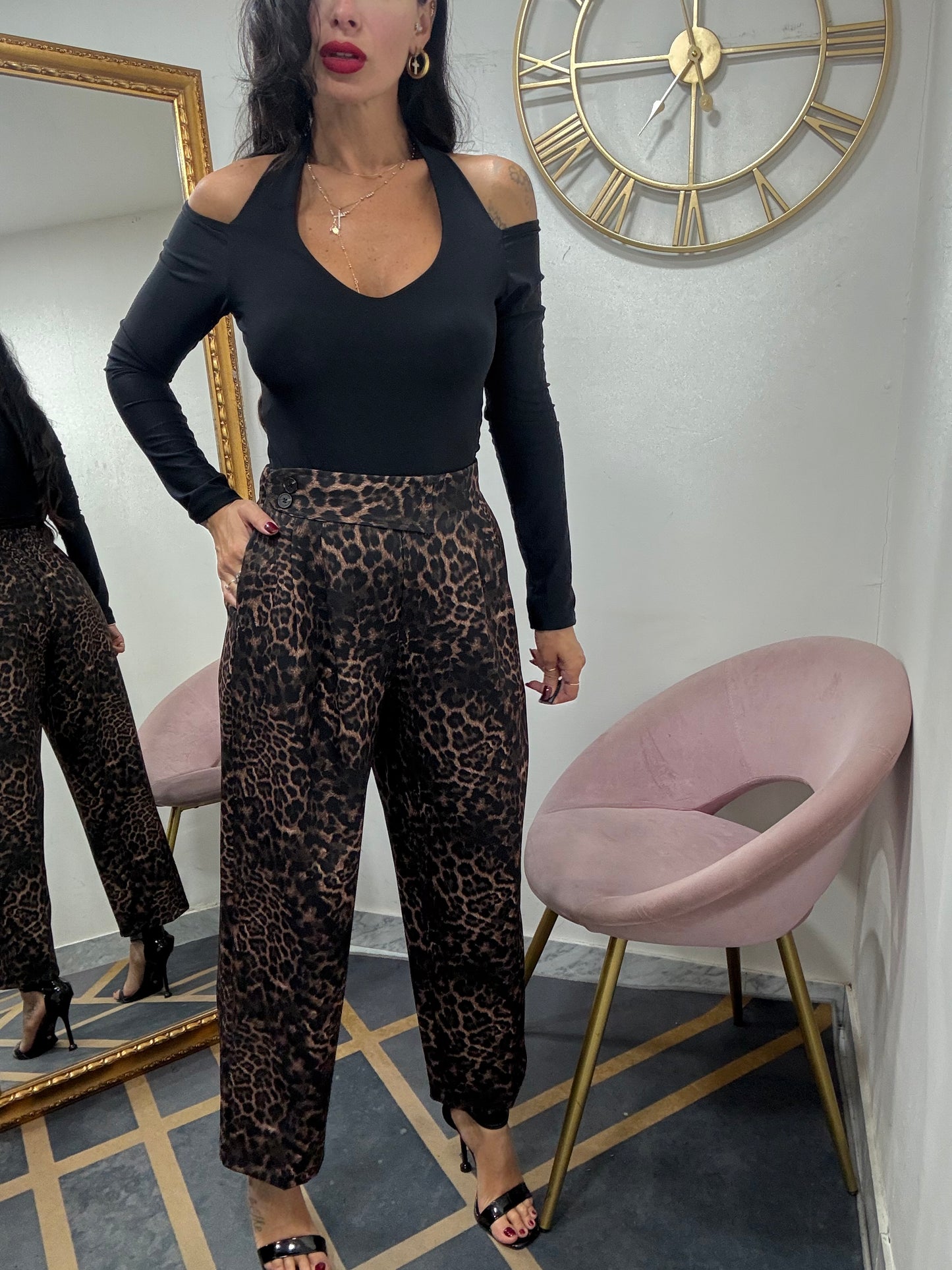 Pantalone slouchy 650