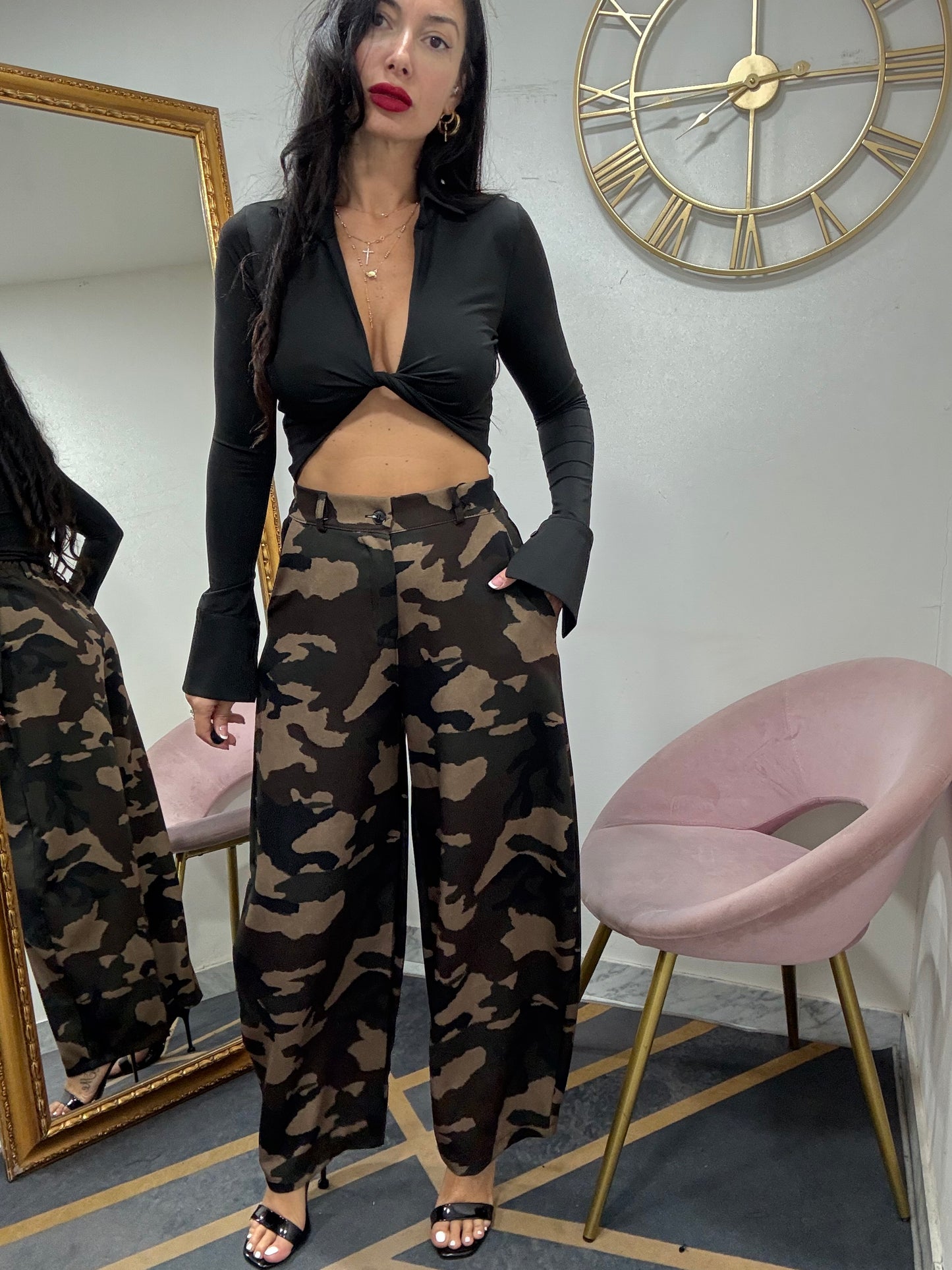 Pantalone ballon mimetico 740