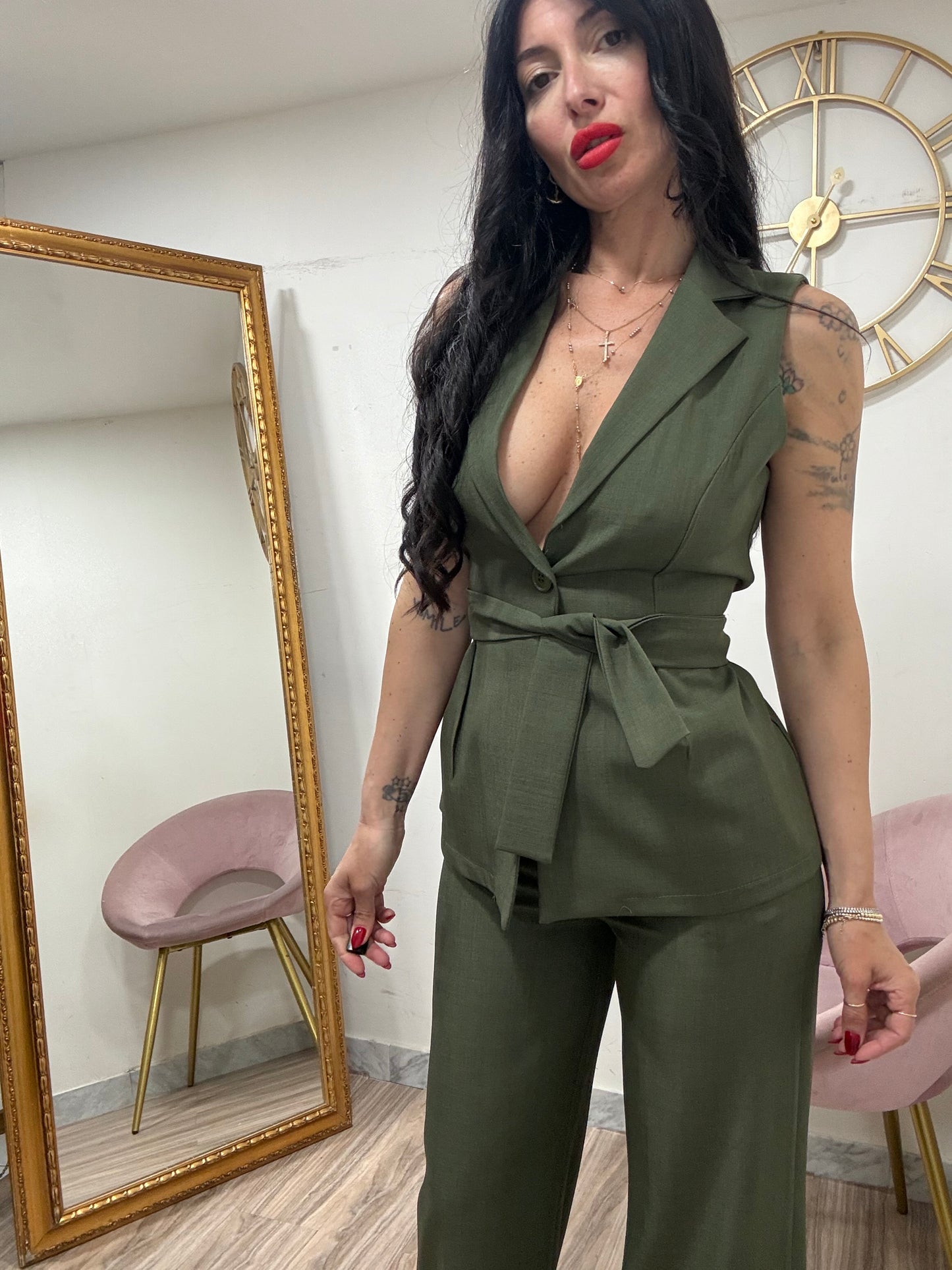 Tailleur gilet laccio 438