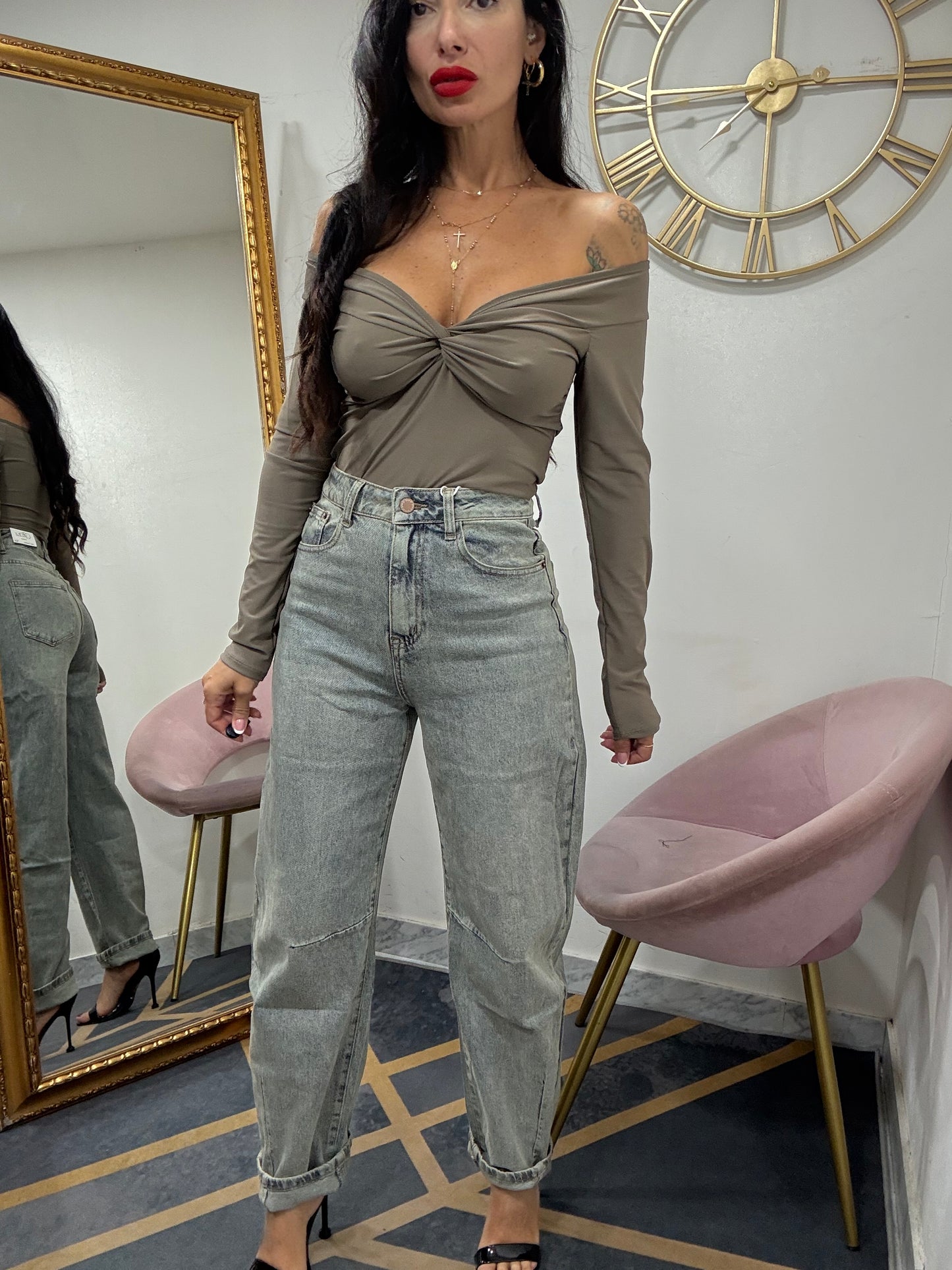 Body nodo scollo barca 393