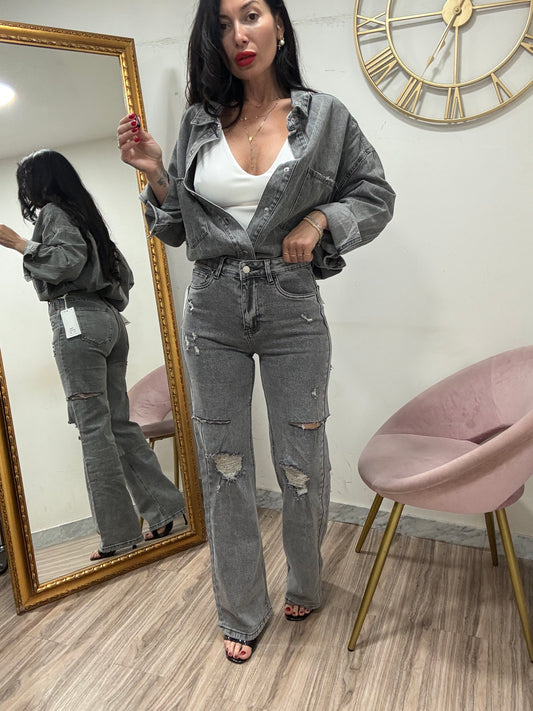 Jeans tagli grey 961