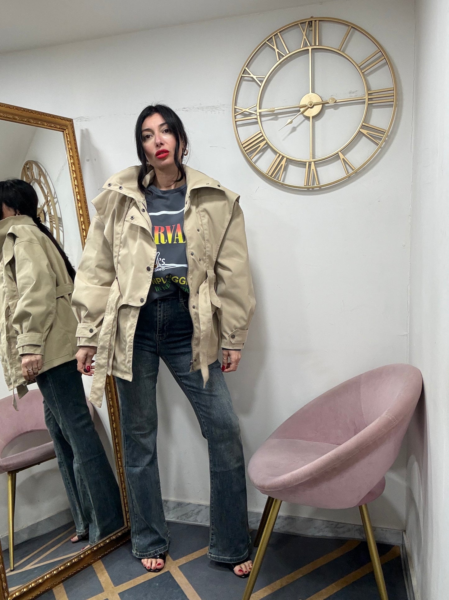 Trench collo alto 6689