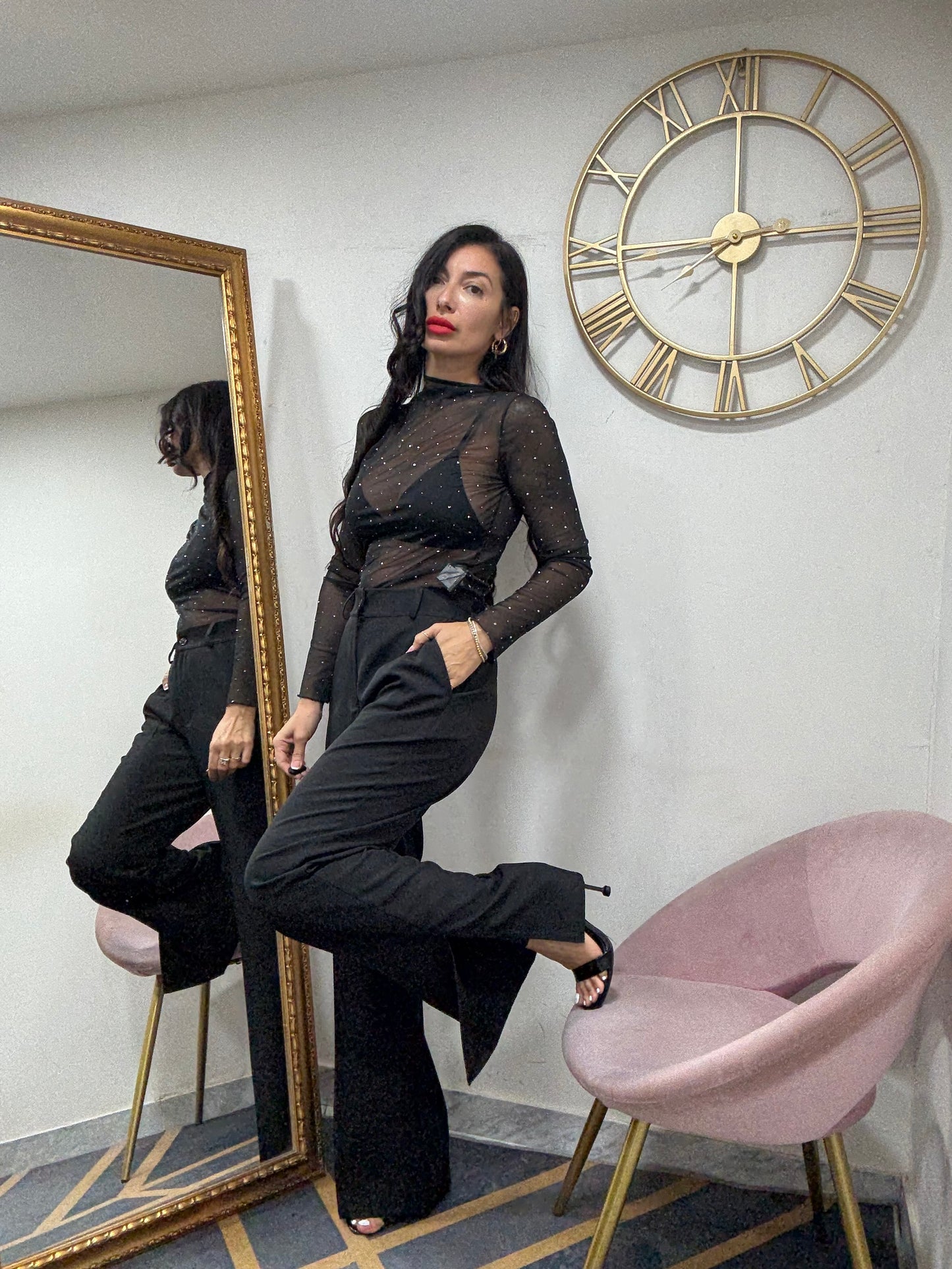 Tailleur giacca cinta fascia 575