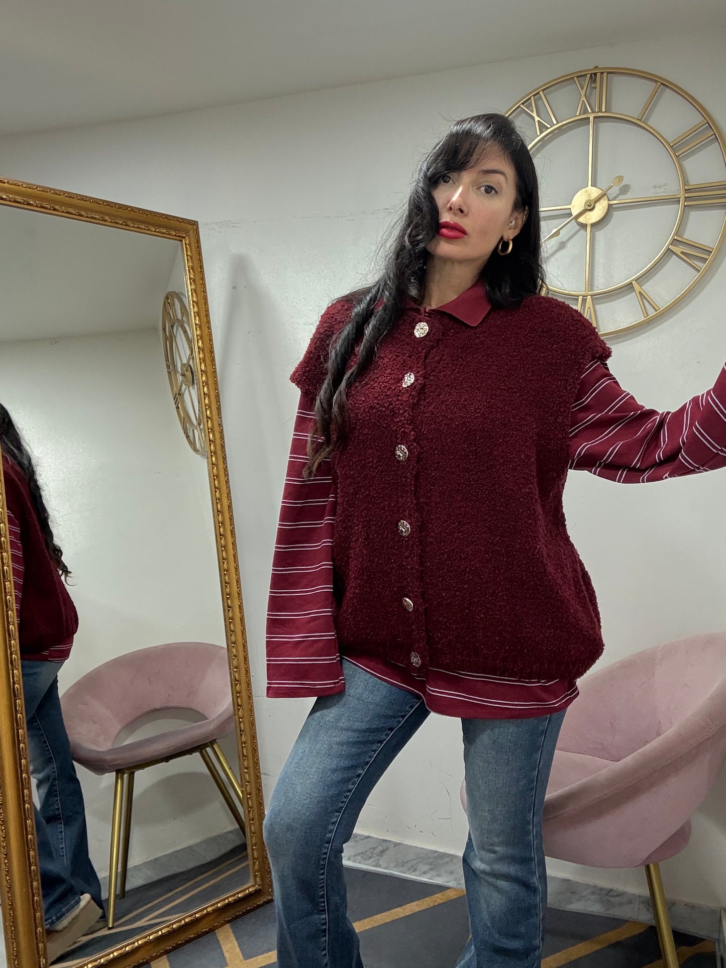 Gilet bottoni oro 620