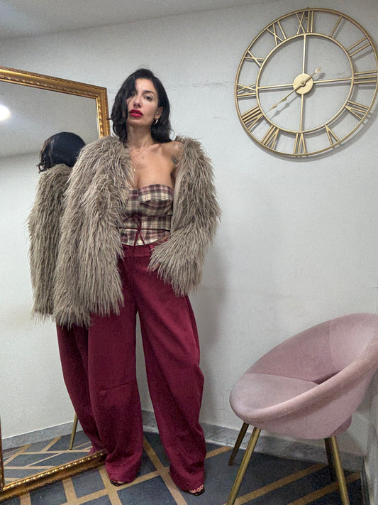 Ecofur Mongolia girocollo