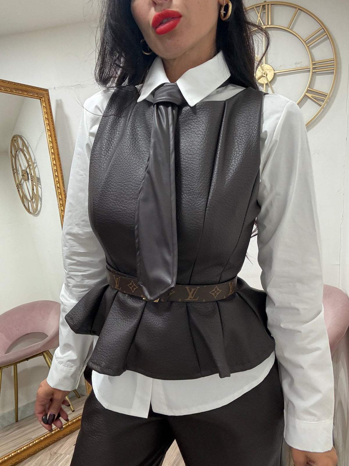 Camicia cravatta eco 8753