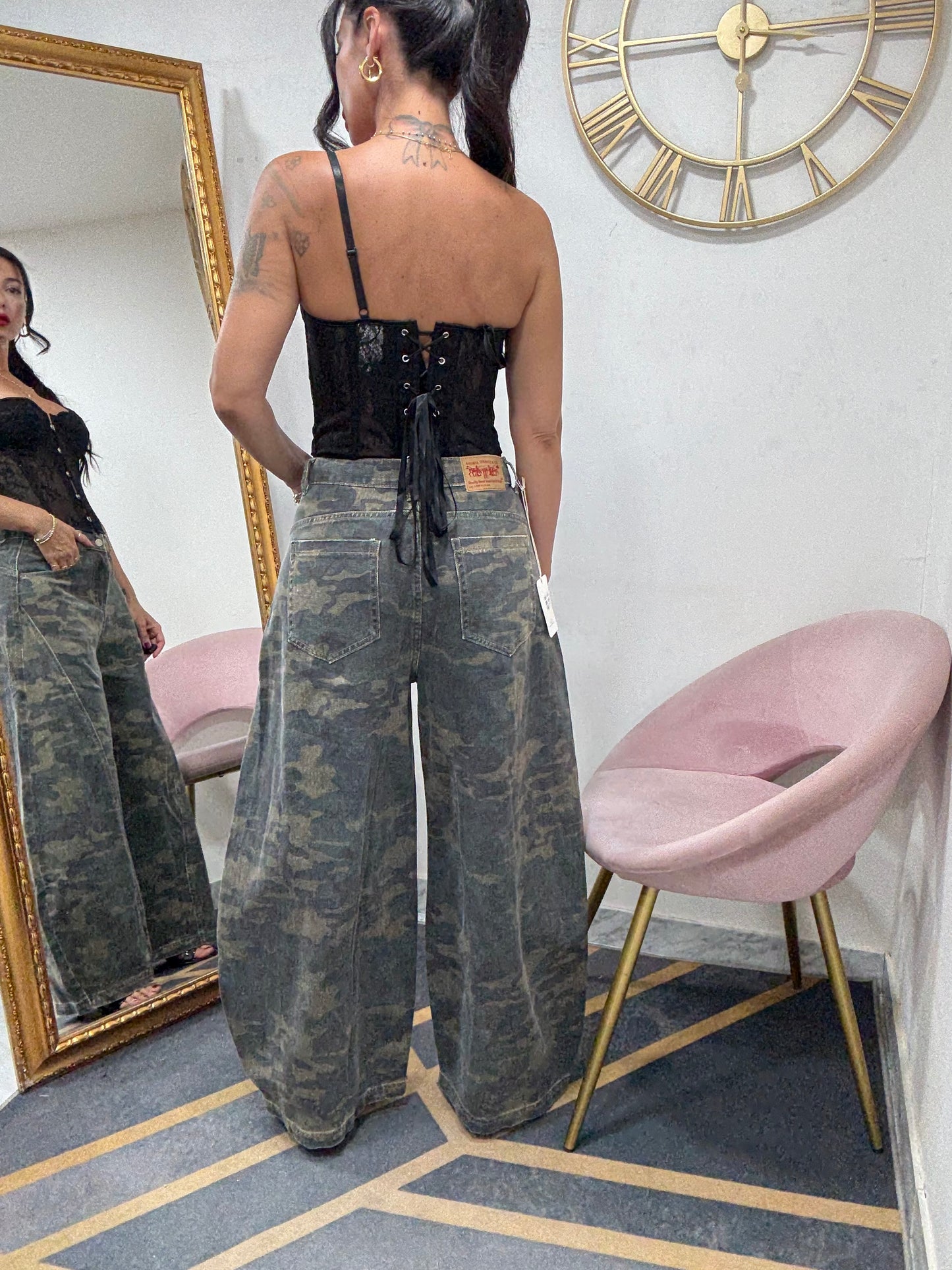 Jeans ballon mimetico 379
