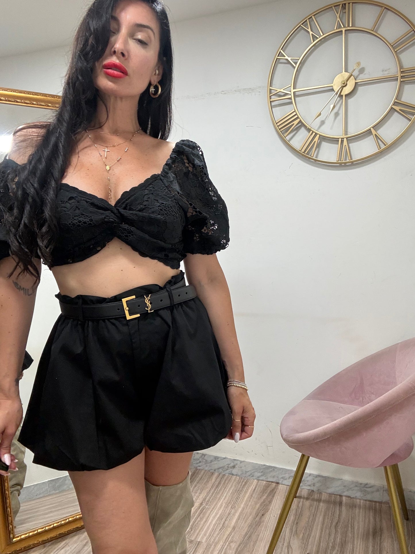Crop macramè 4872