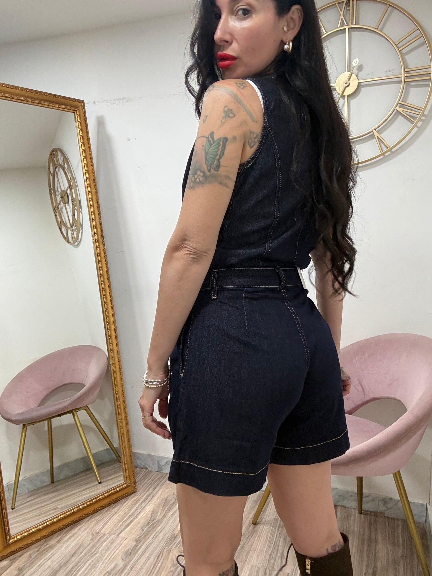 Coordinato denim gilet 2655