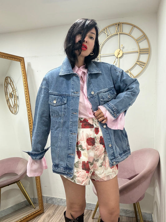 Giubbino denim oversize  183