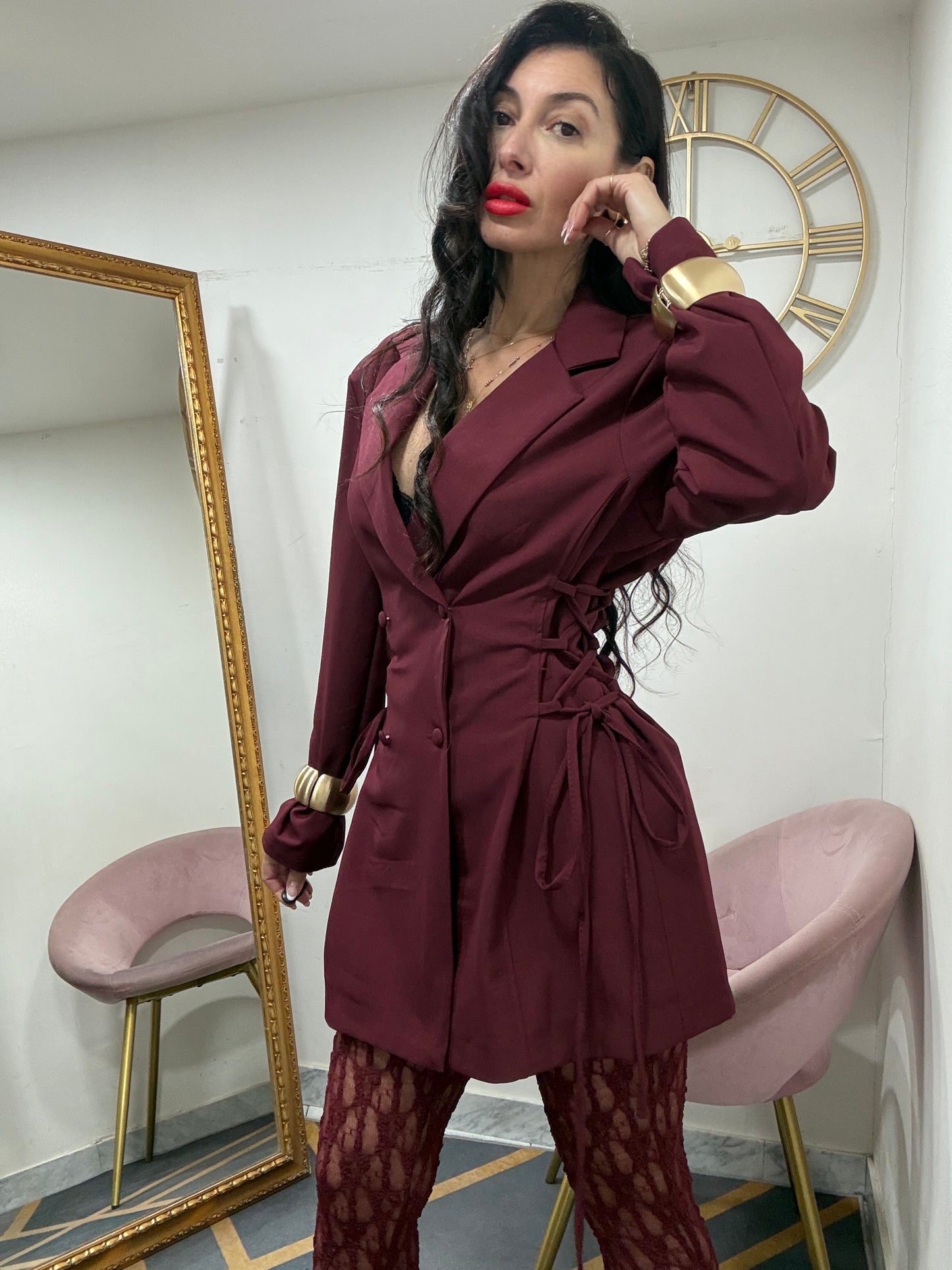 Dress-giacca intreccio lati 863