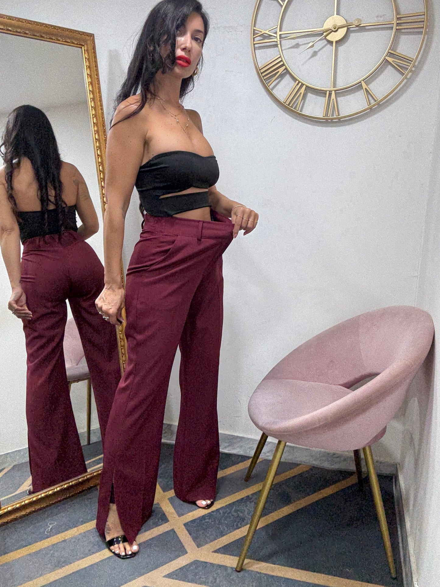 Tailleur giacca cinta fascia 575