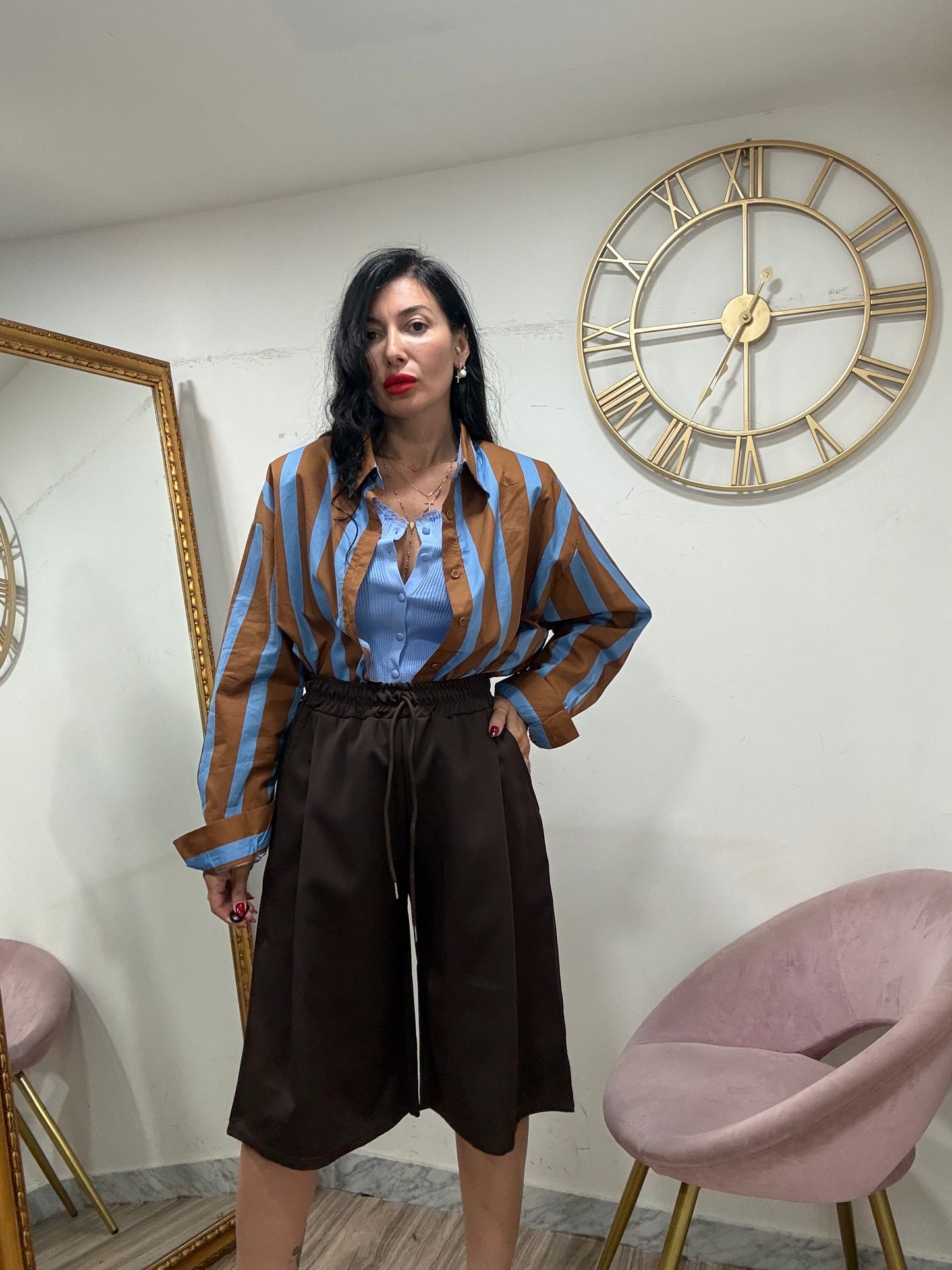 Camicia righe 52347