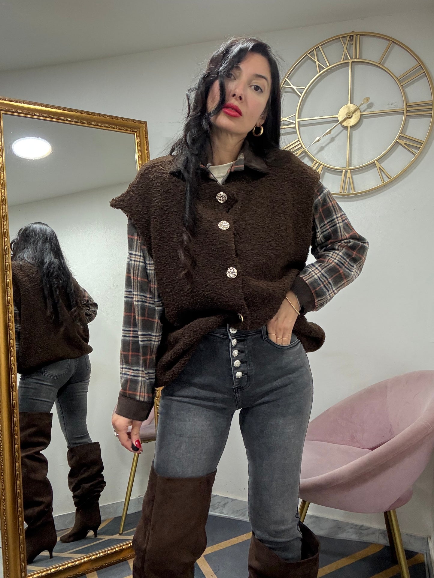 Jeans skinny bottoni 211