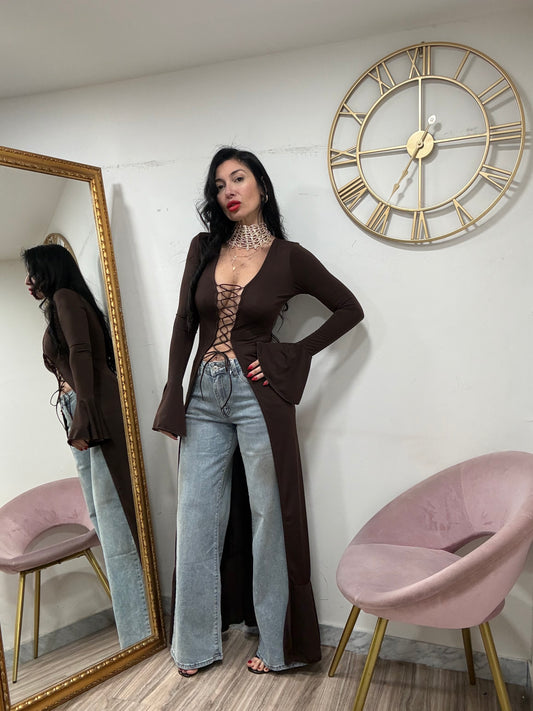 Jeans palazzo  macchie marroni 1160