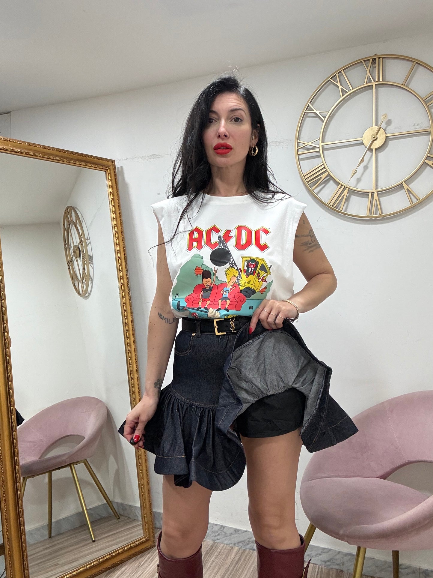 Gonna denim balze 2393