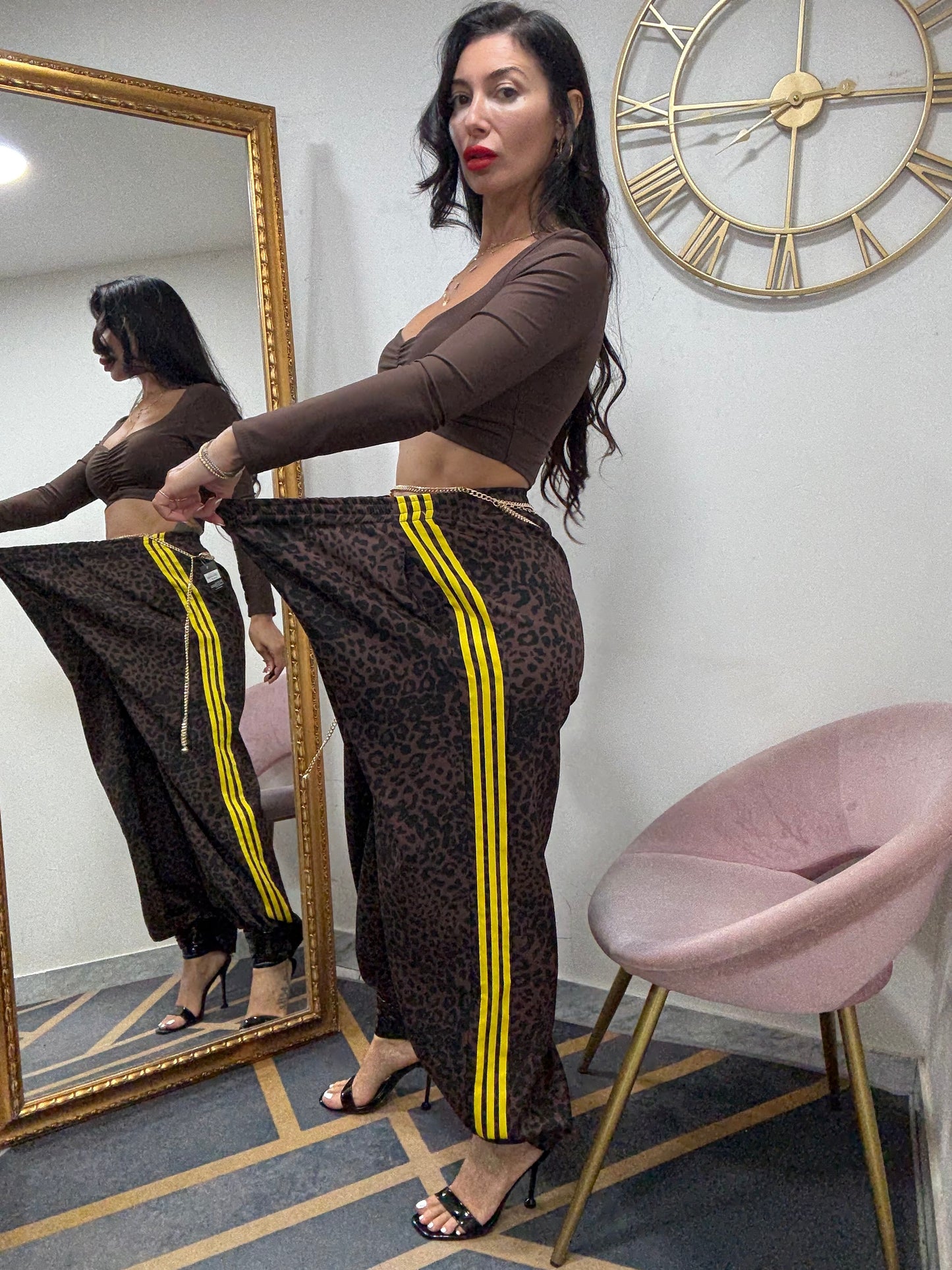 Pantalone mood adidas maculato