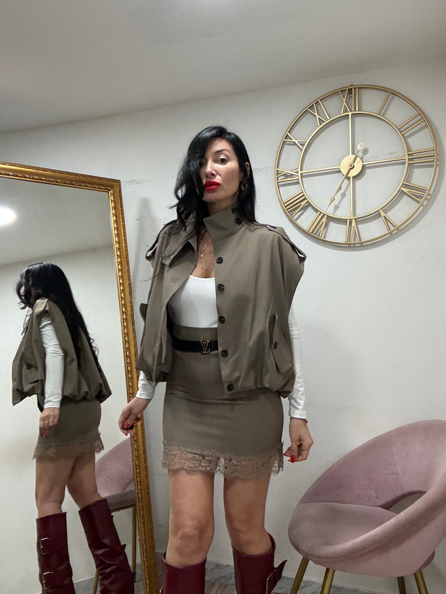 Minigonna pizzo 66779
