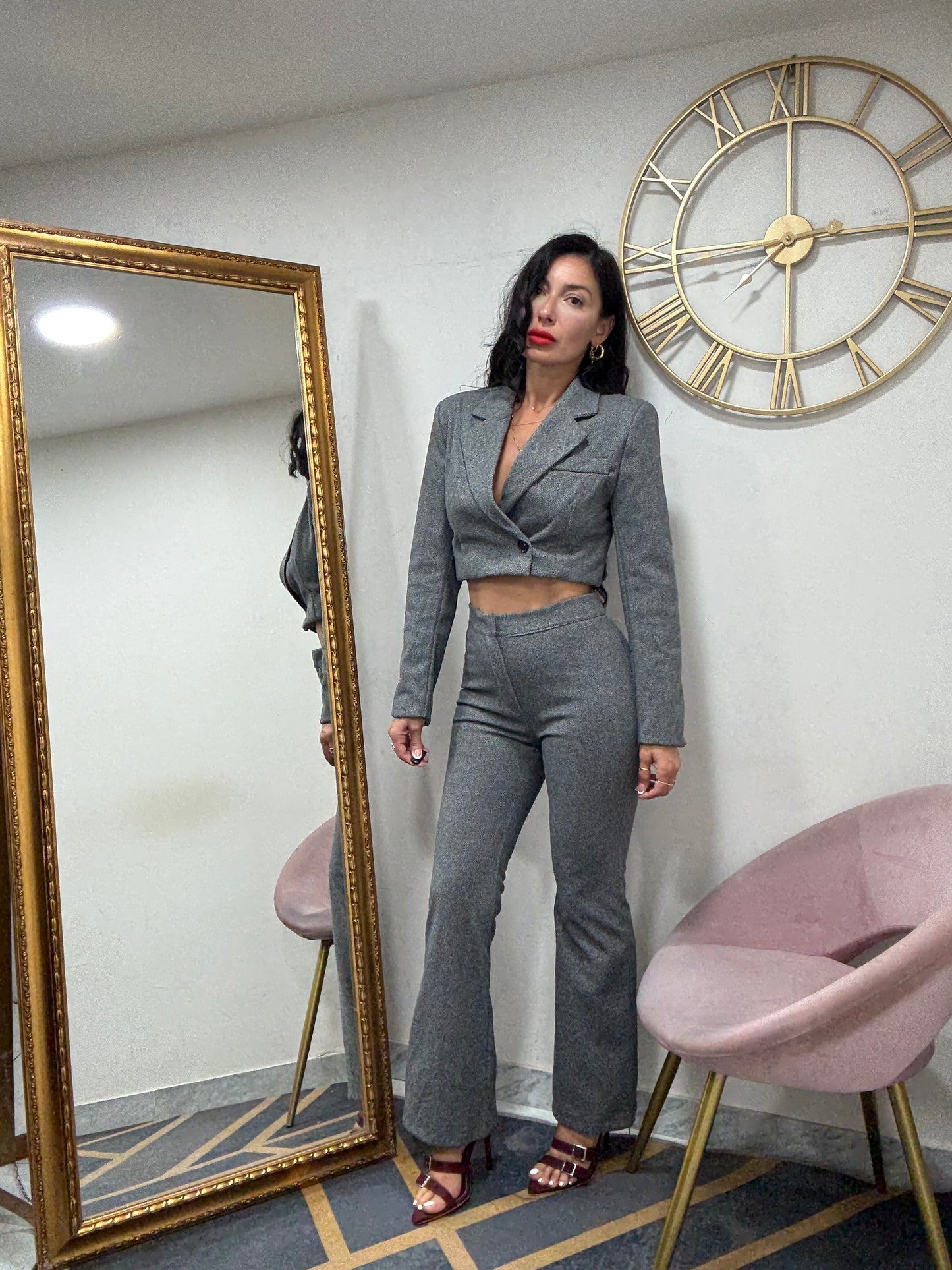 Tailleur spina di pesce panno 261