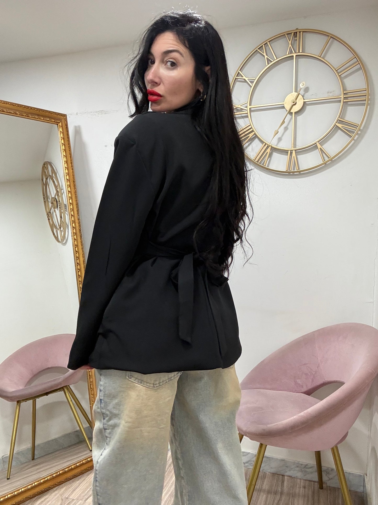 Blazer spallina doppio petto 435