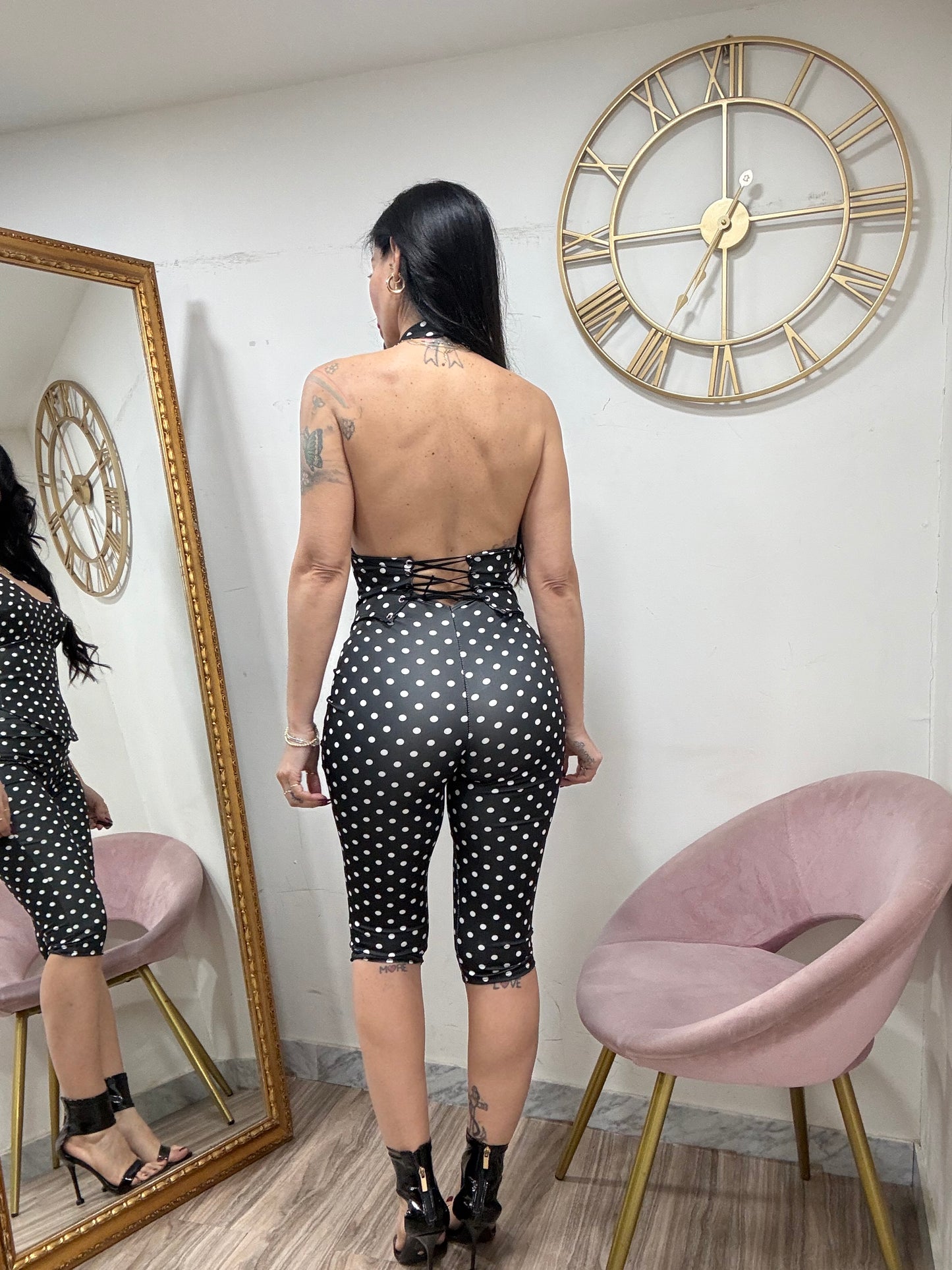 Jumpsuit ciclista bustier 2348