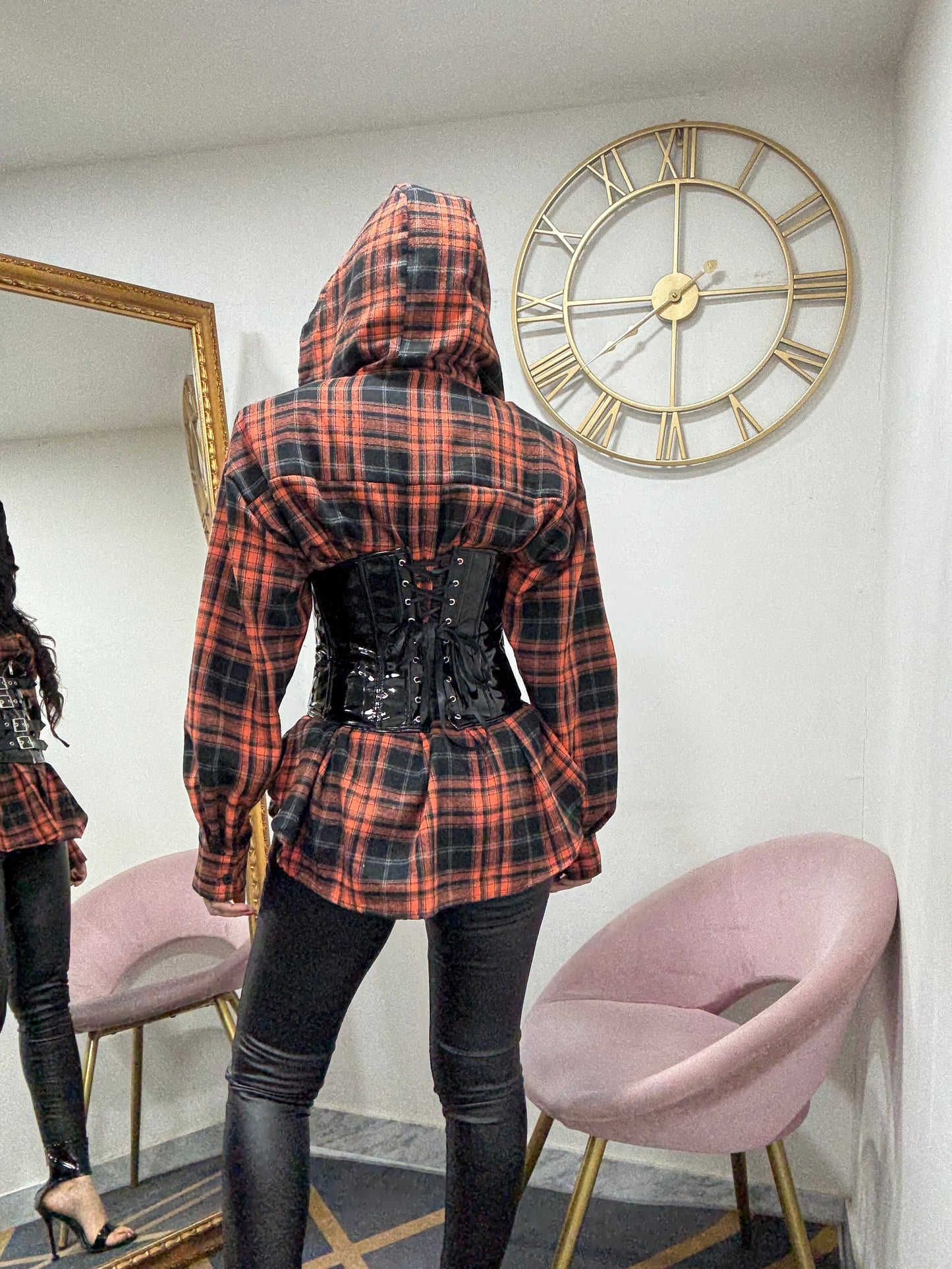 Camicione spalline cappuccio 736