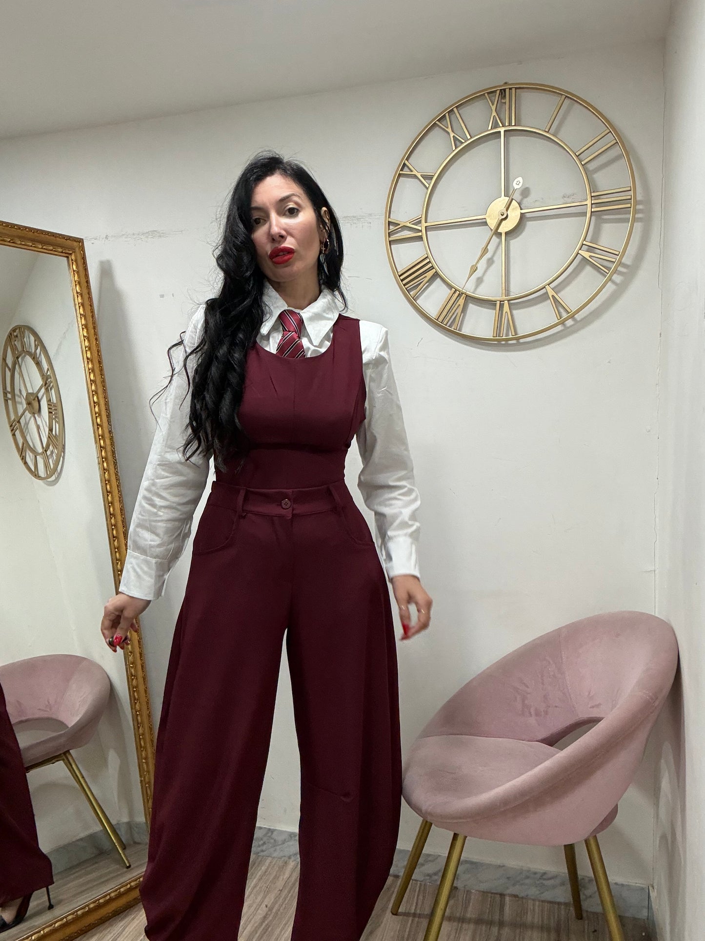 Coordinato balloon canotta balza 9281