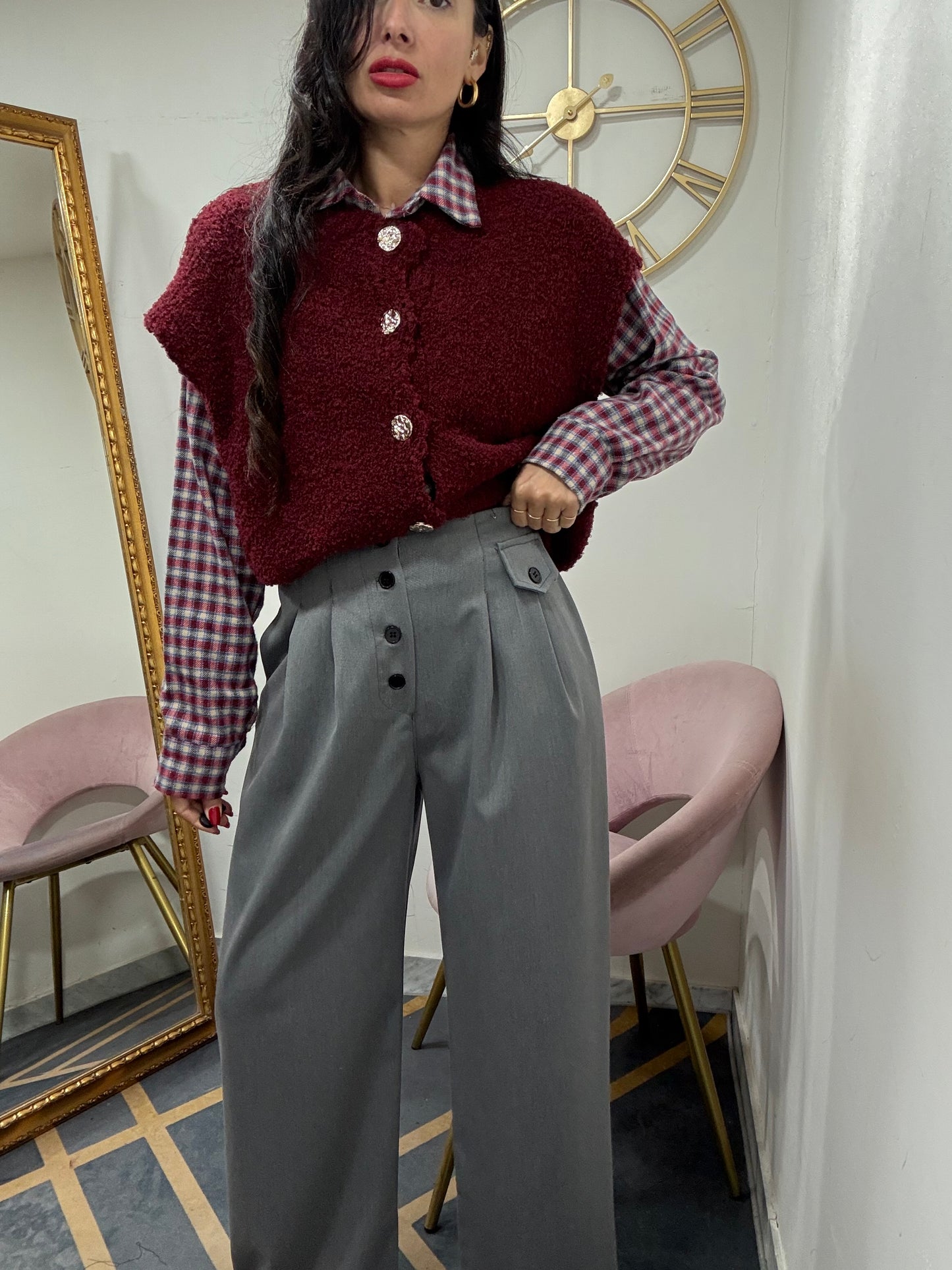 Pantalone palazzo taschino