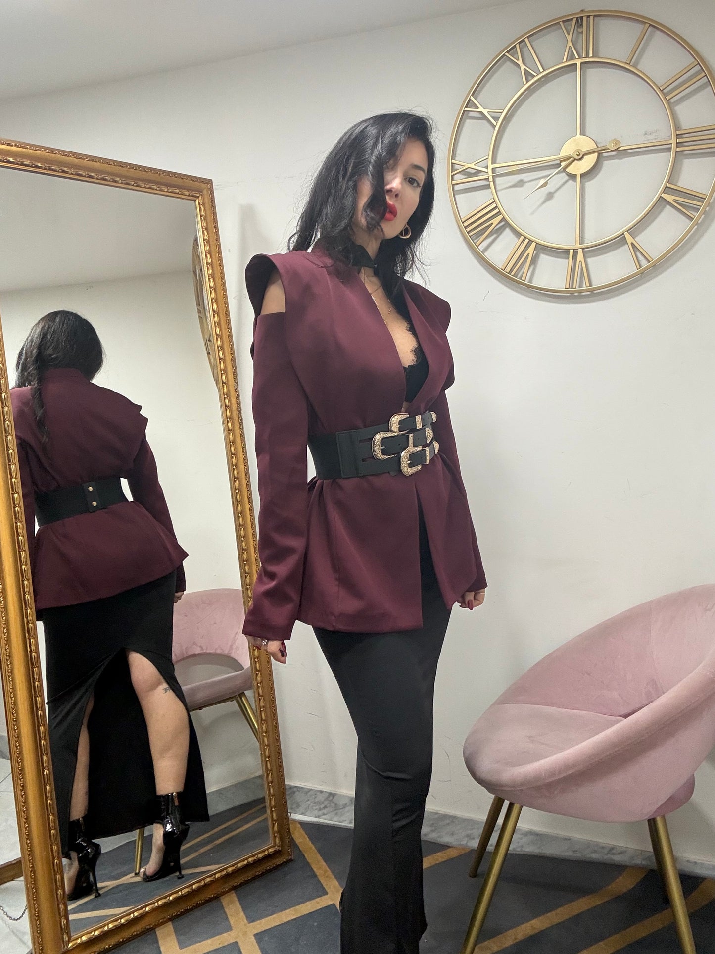 Giacca buco spalle 090