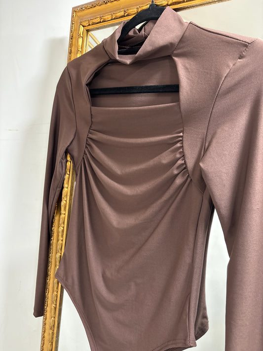 Body collarino scollo quadrato 373