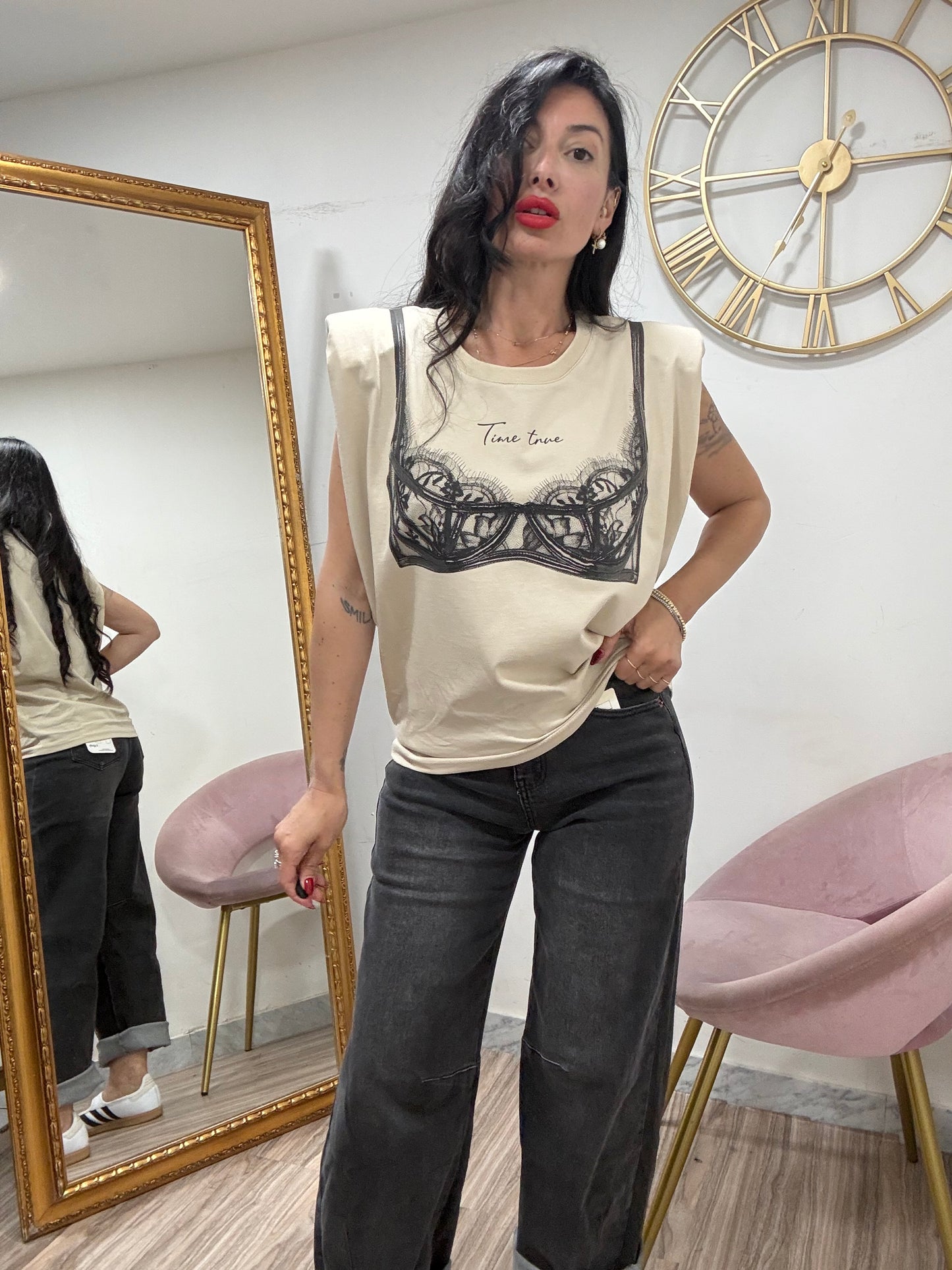 Canotta spallina reggiseno 1935