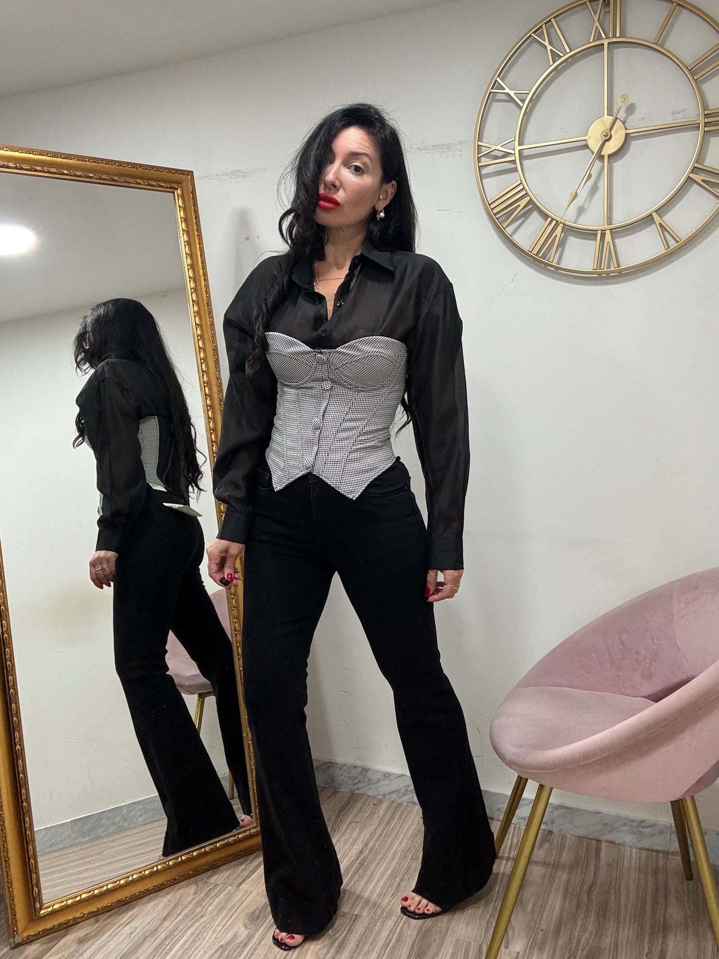 Corsetto steccato piedi pull
