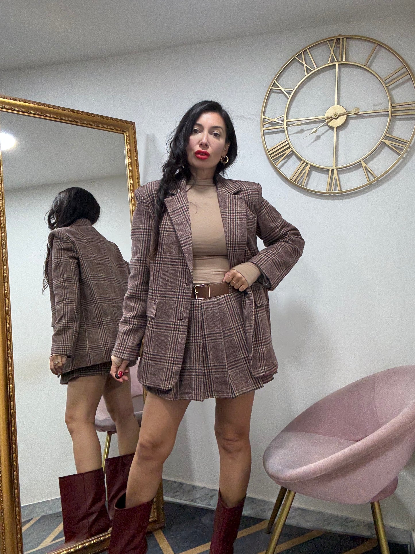 Giacca quadri  Londra 719