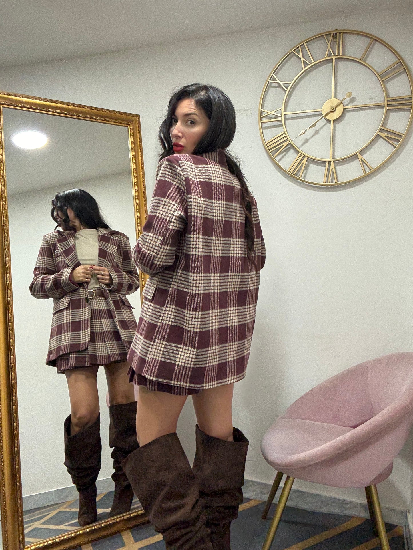 Giacca quadri  Londra 719