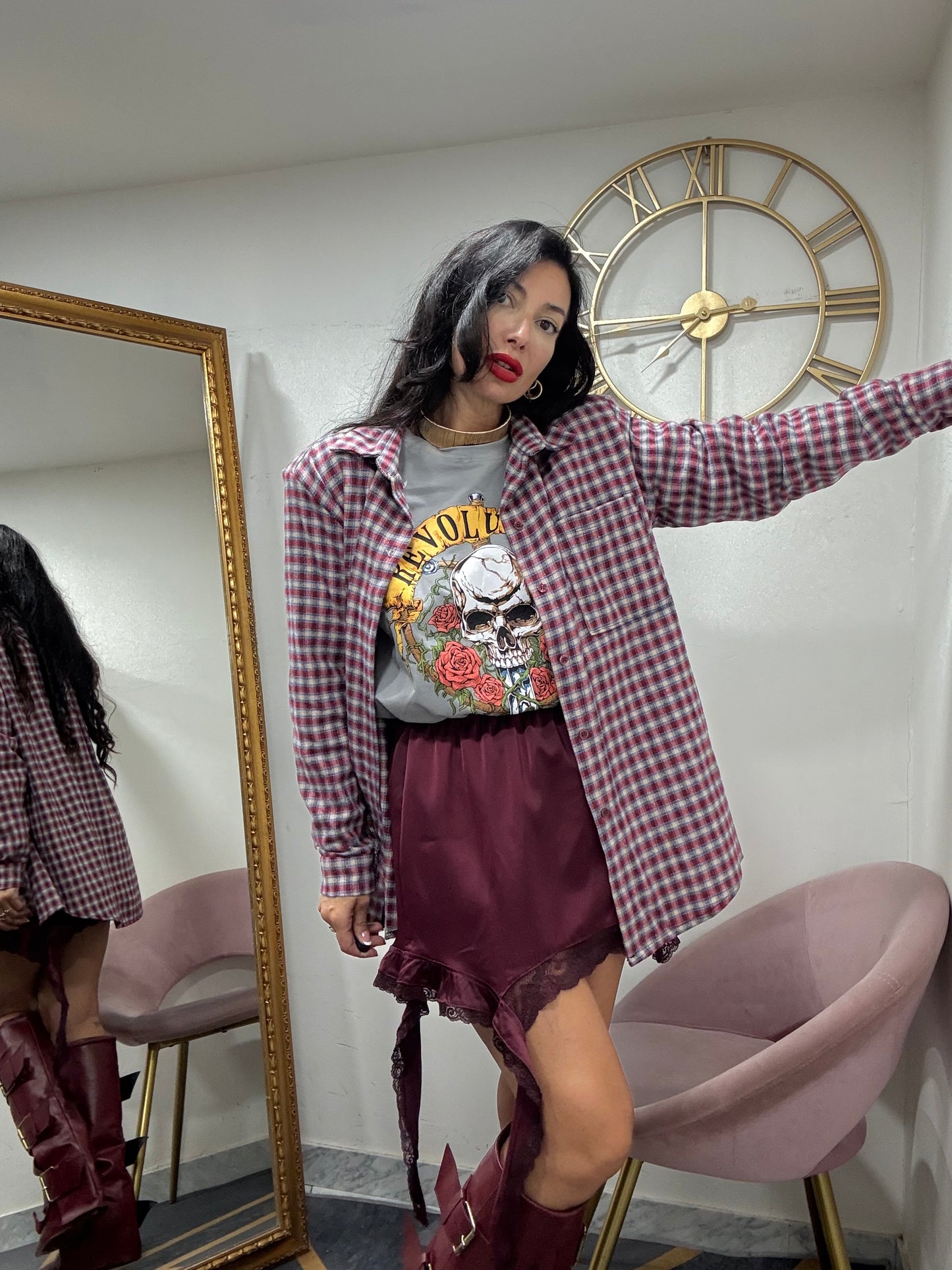 Camicia spalline panno 762