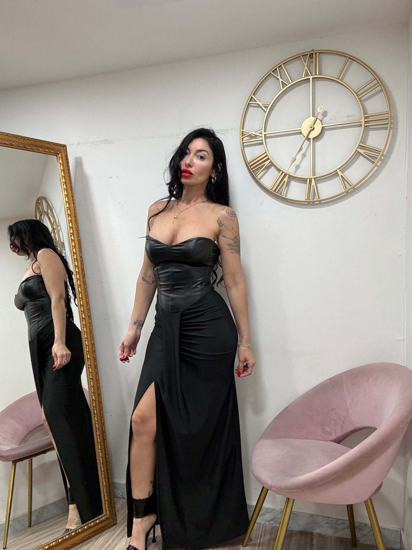 Dress fascia ecopelle 19655