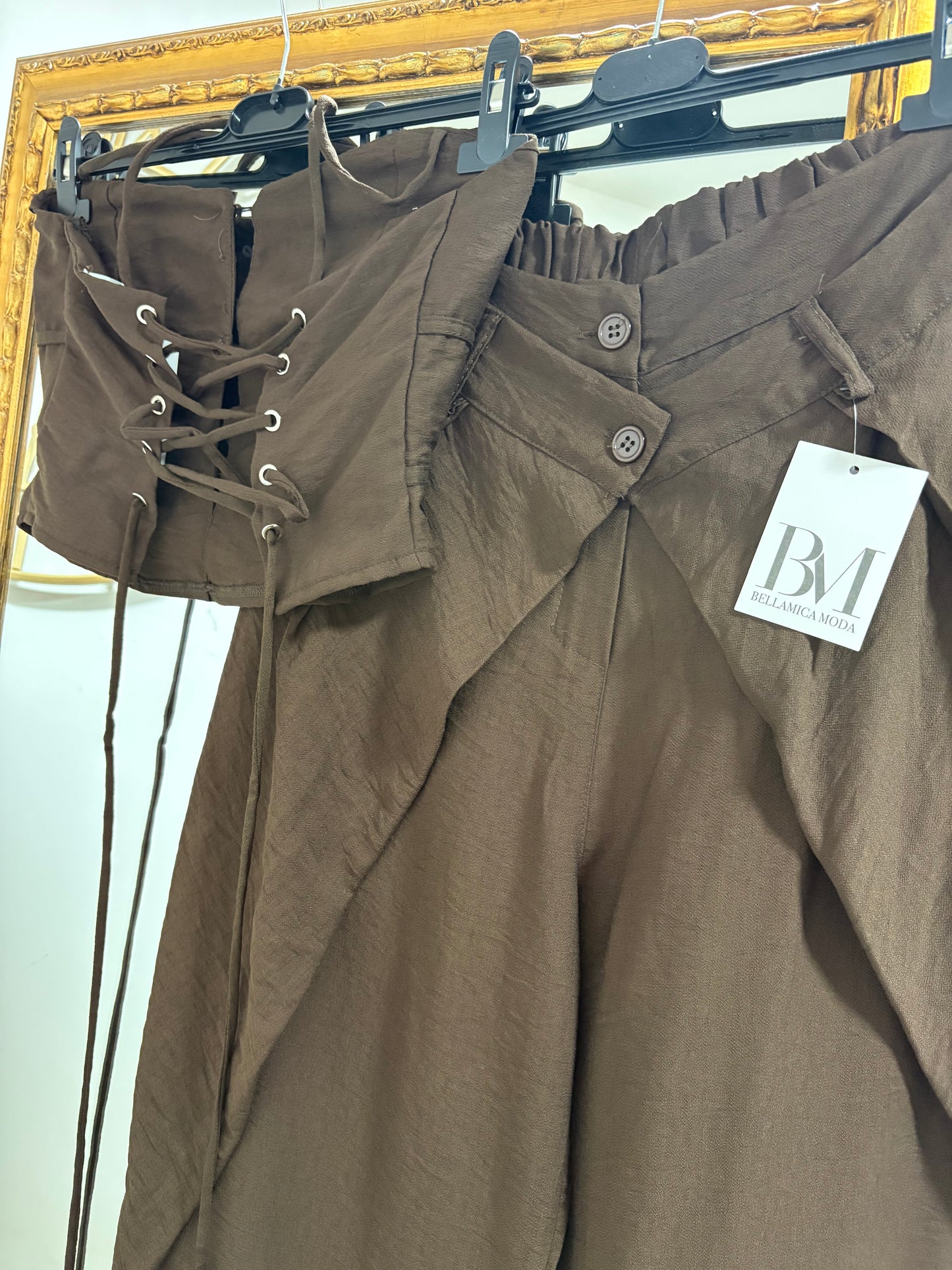 Coord panta ballon doppia abbottonatura 189