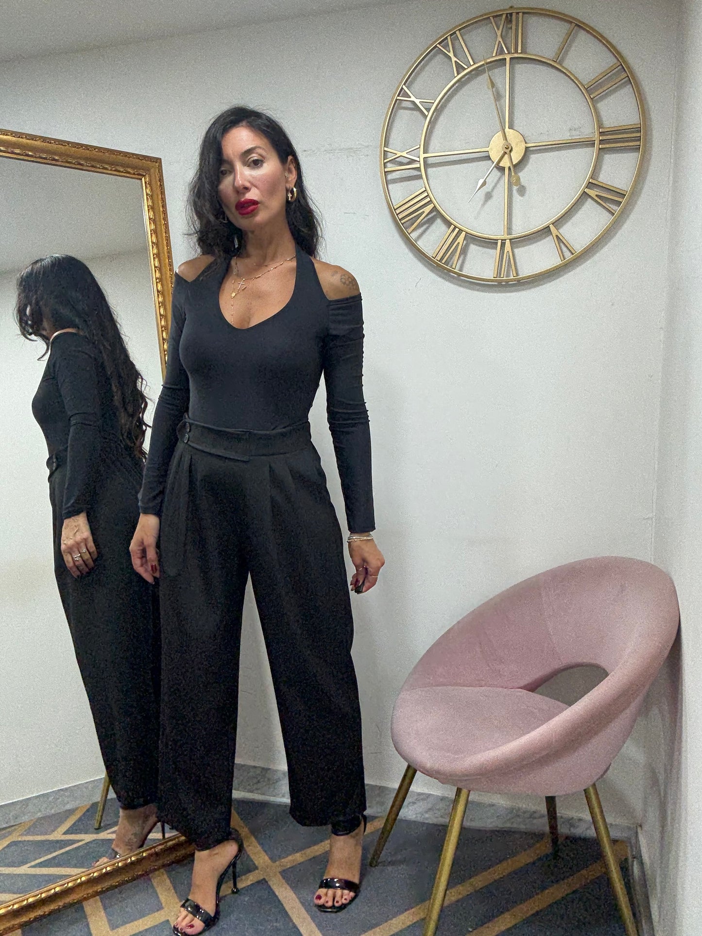 Pantalone slouchy 650